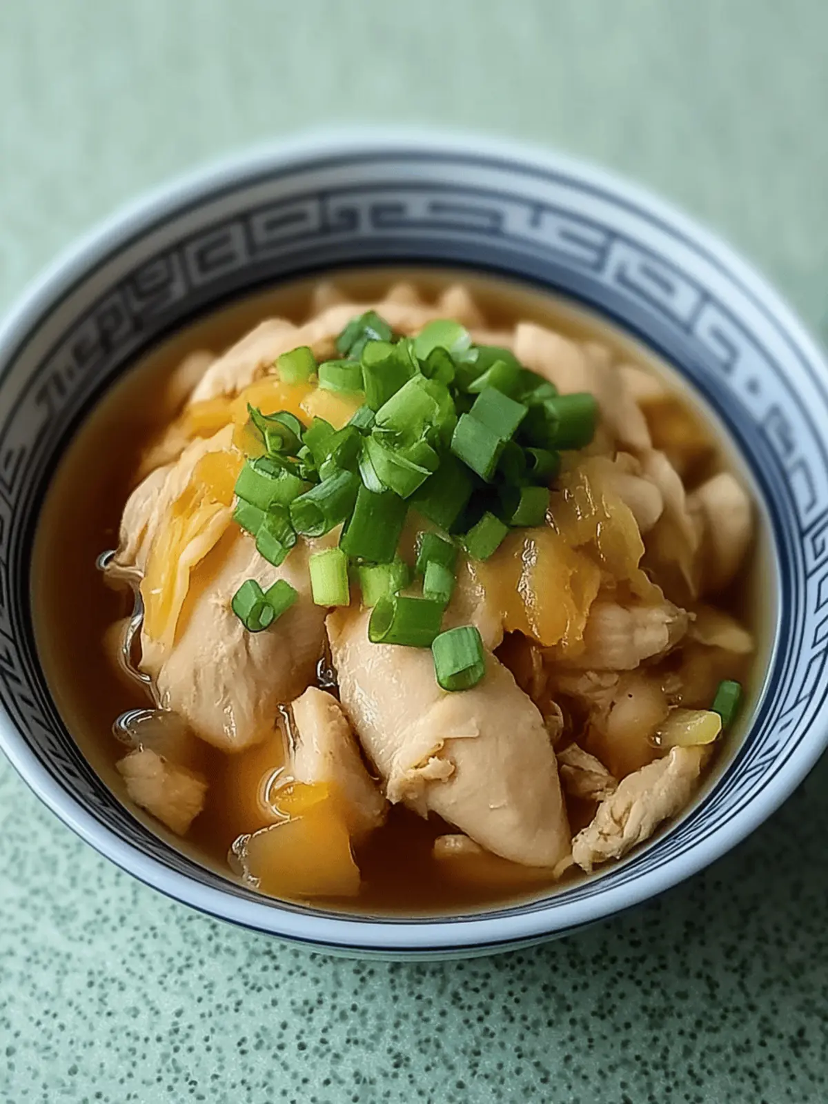Ginger Steamed Chicken