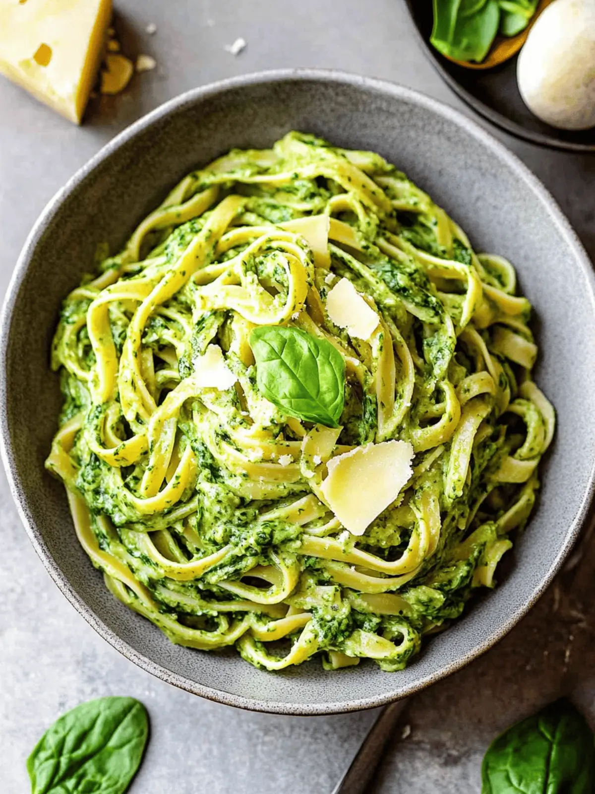 10-Minute Spinach Pasta Sauce