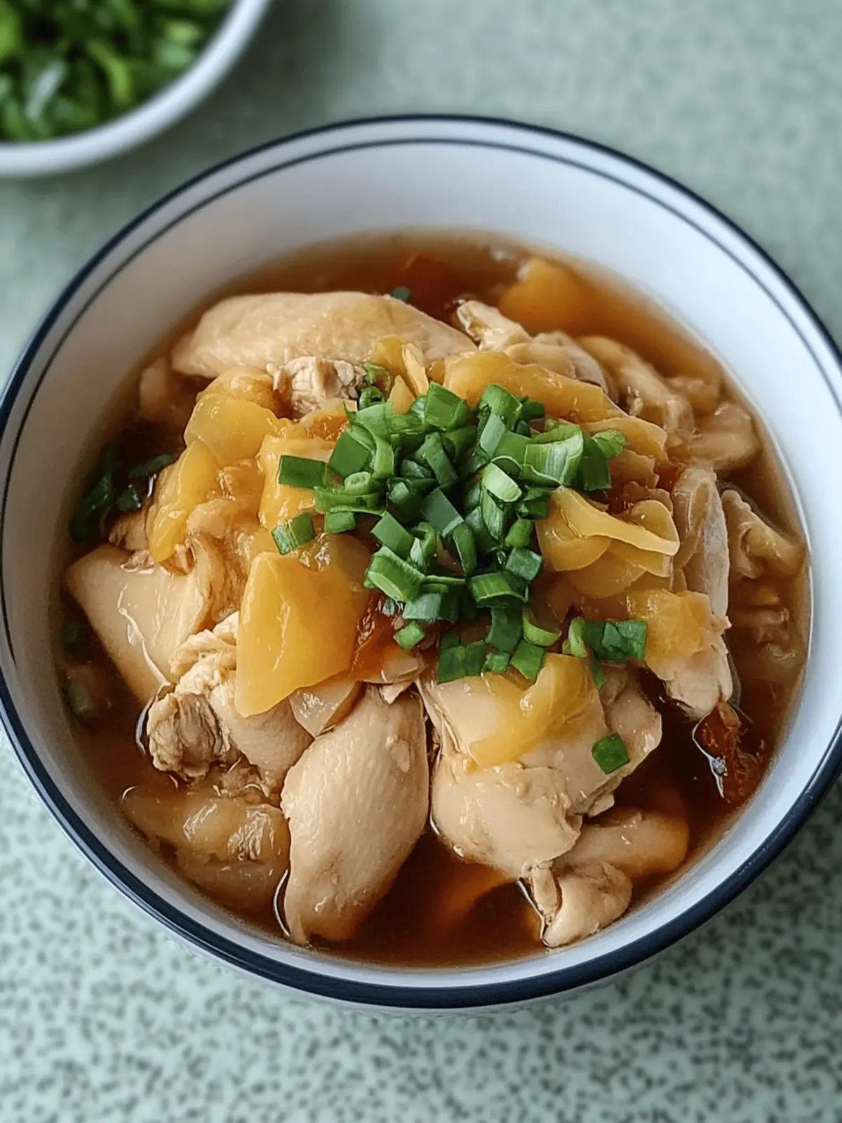 Ginger Steamed Chicken