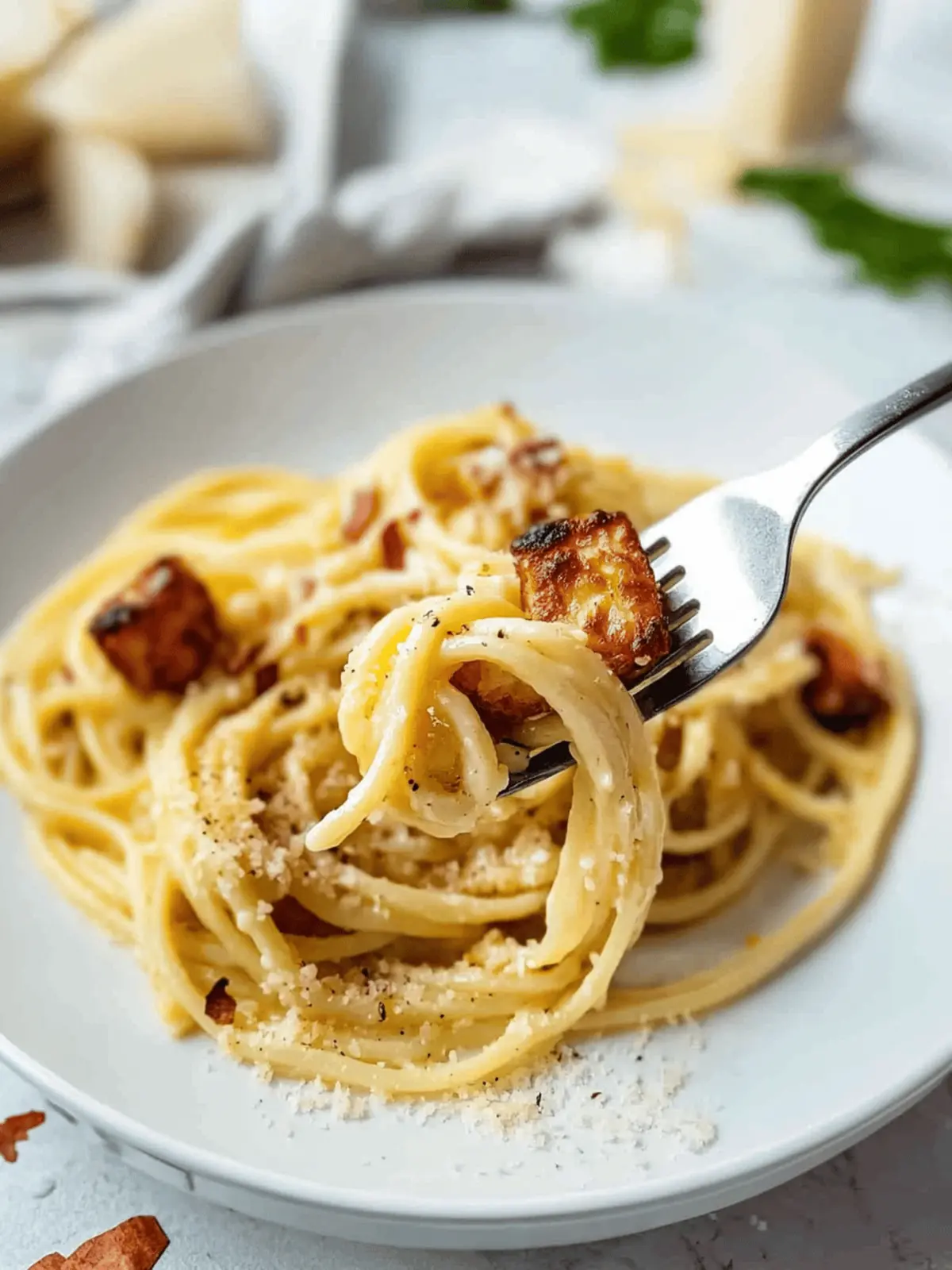 Creamy Halloumi Carbonara: A Quick Meatless Delight 5 Halloumi Carbonara