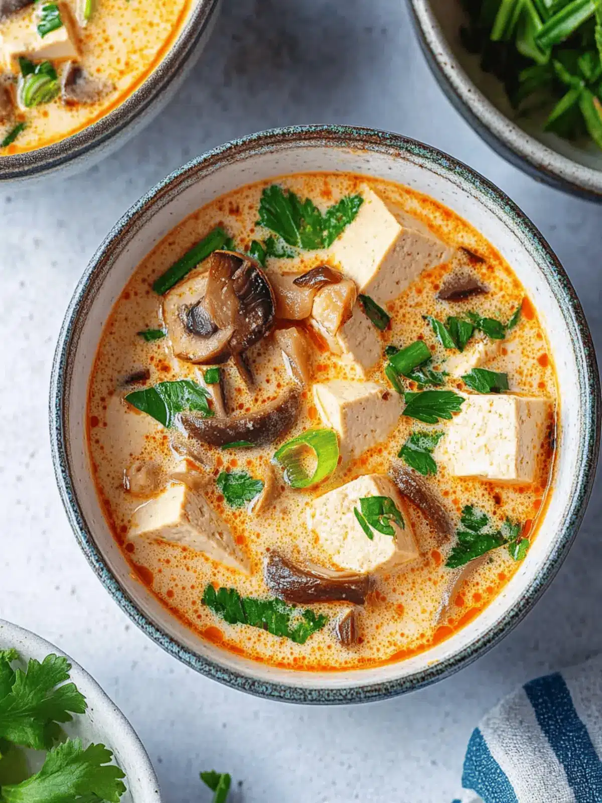 Creamy Coconut Tofu Soup