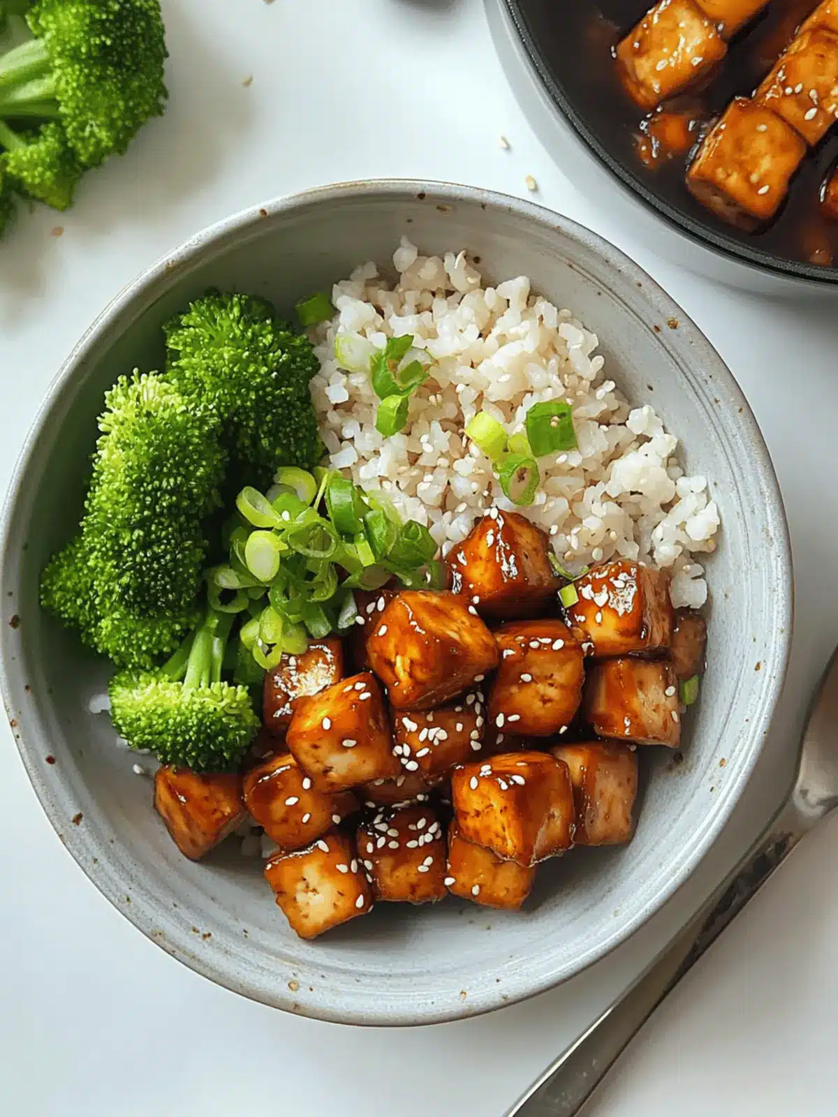 Sticky Tofu Bowl