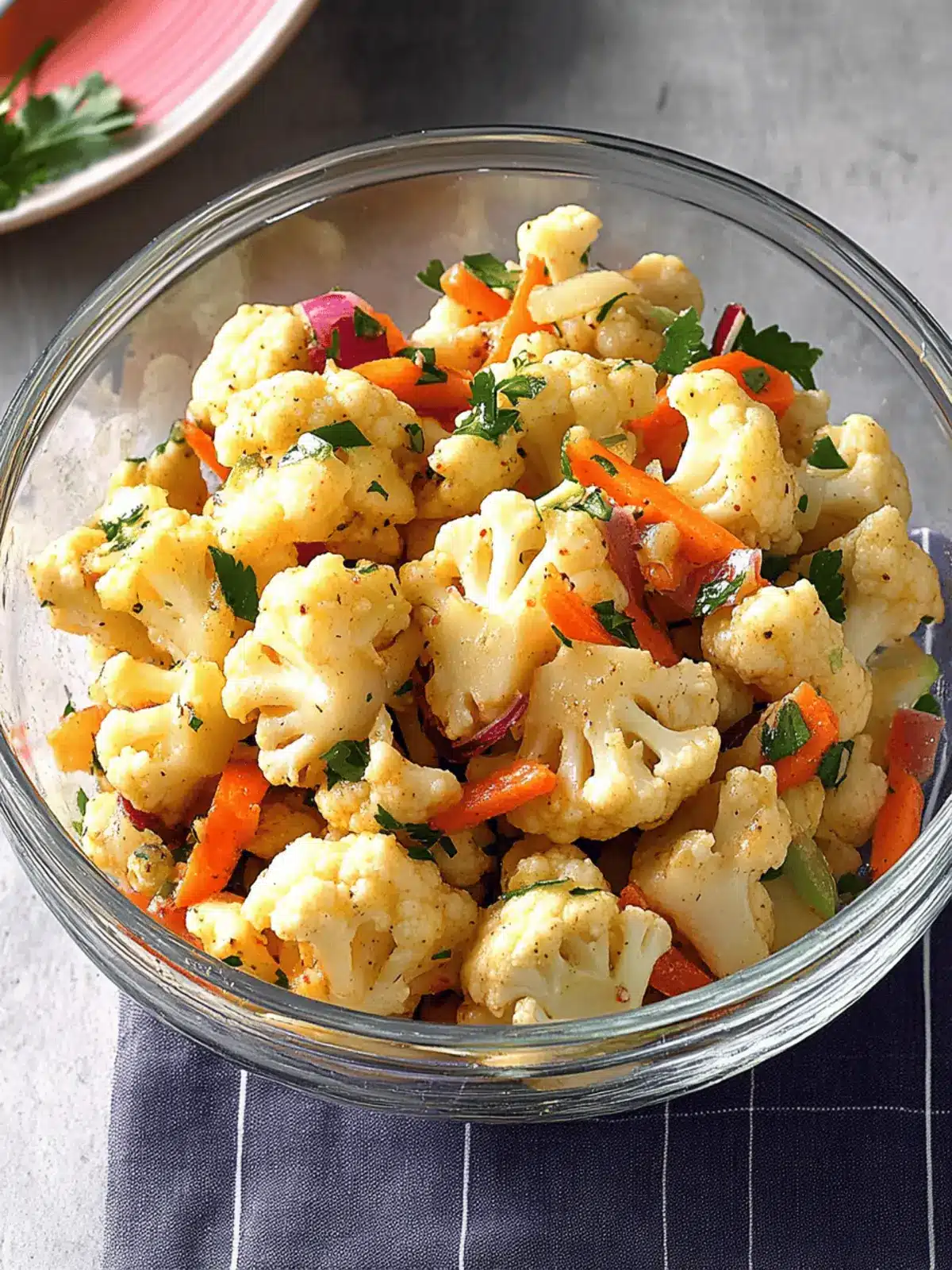 Marinated Cauliflower Salad