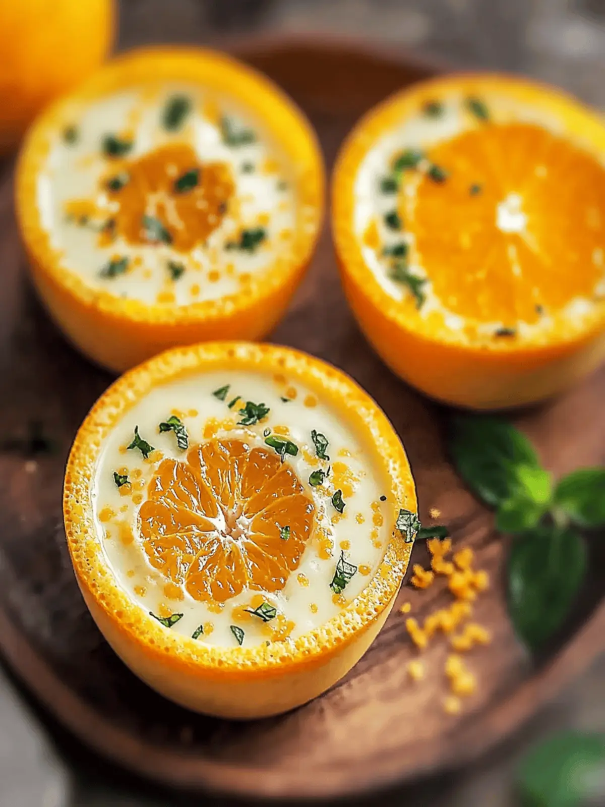 Zesty Orange Makhana Pudding