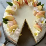 Jasmine, Peach & Vanilla Cake