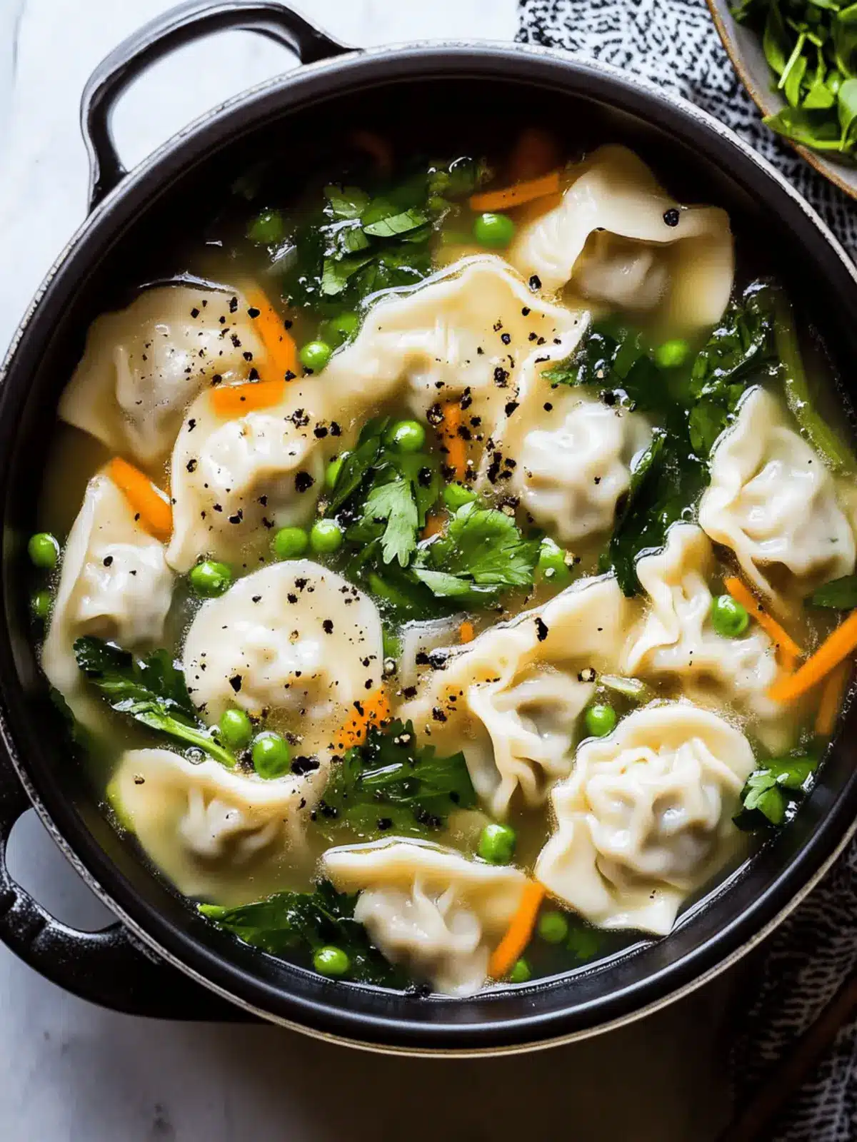 Easy Dumpling Soup