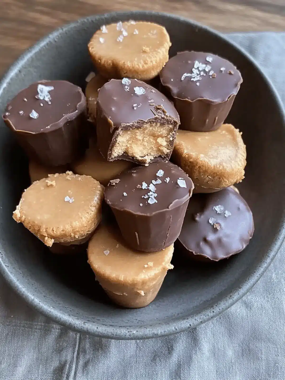 Healthy Twix Cups (Vegan)