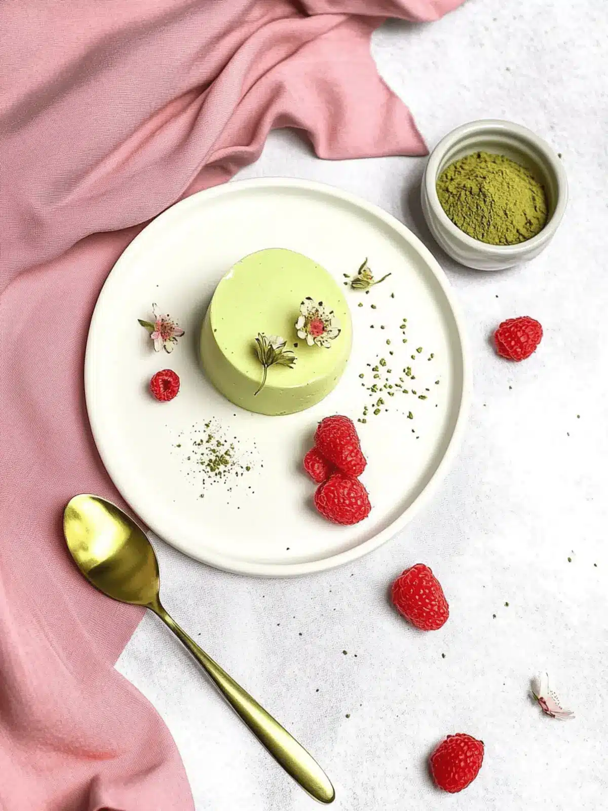 Matcha Panna Cotta