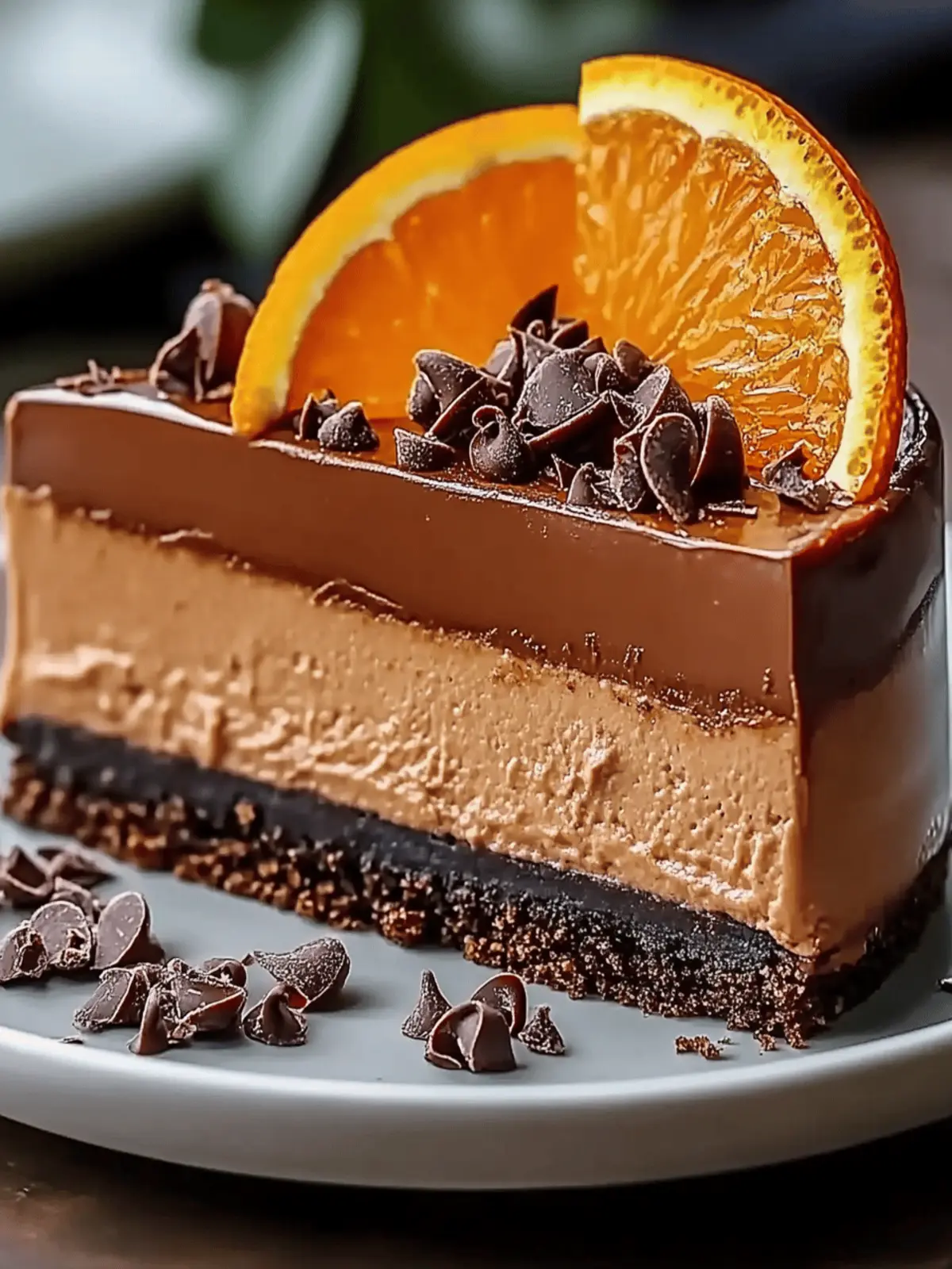 Chocolate Orange Cheesecake