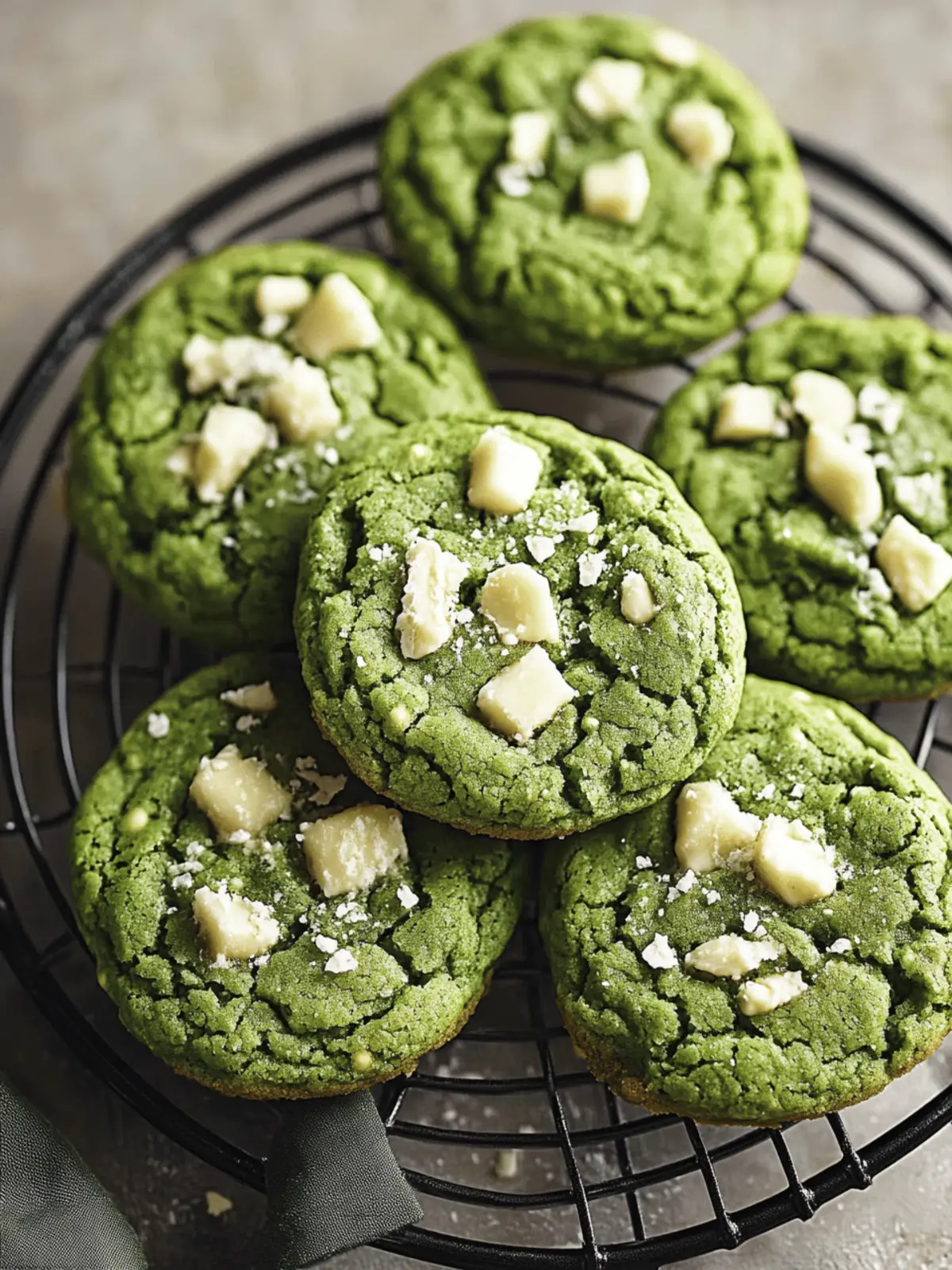 Matcha White Chocolate Cookies