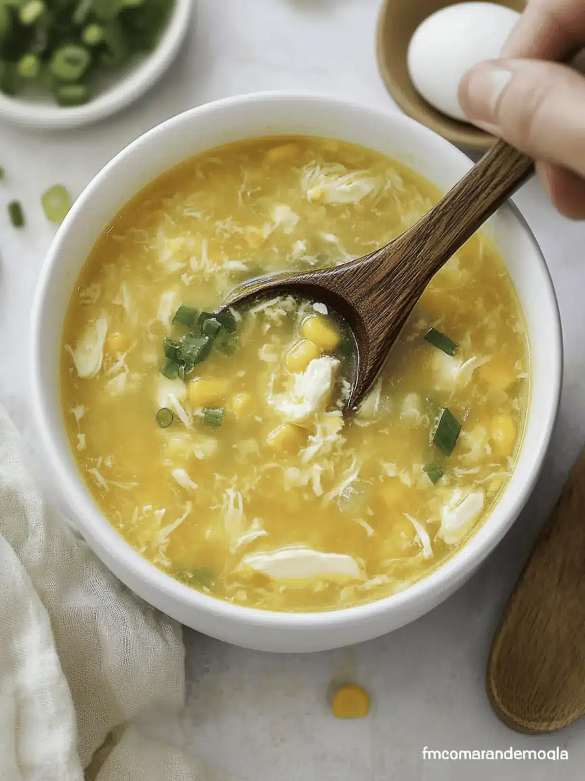 Chicken Corn Egg Drop Soup
