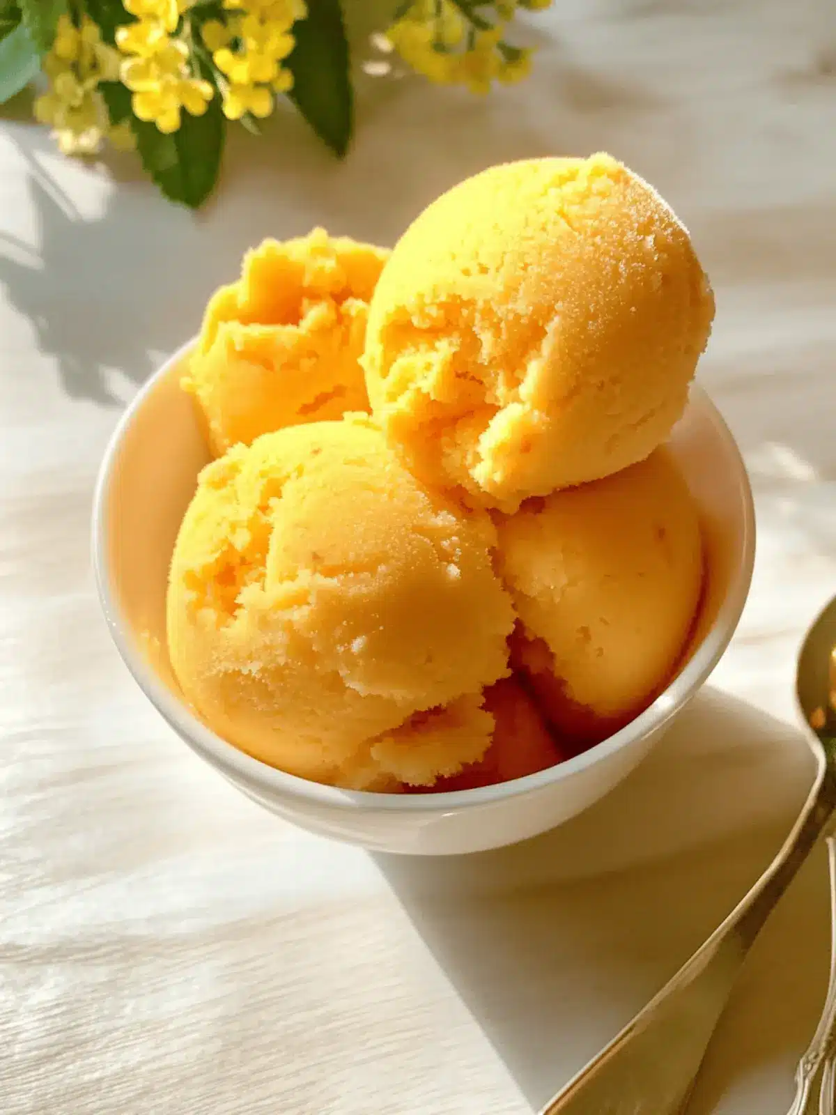 Three Ingredient Peach Sorbet: Your Easy Summer Delight 3 Three Ingredient Peach Sorbet