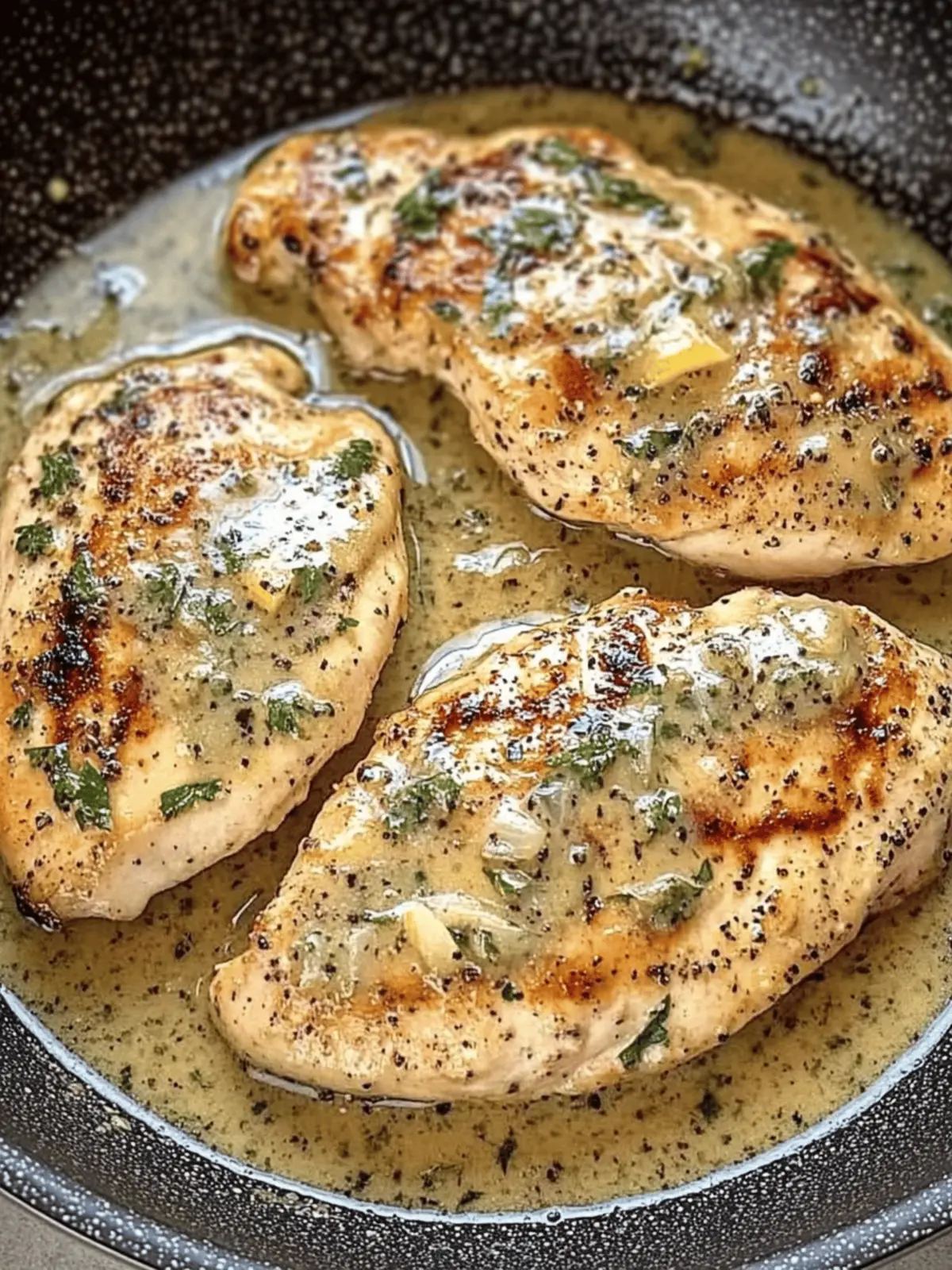 Pan Seared Chicken Breasts with Lemon Mustard Sauce