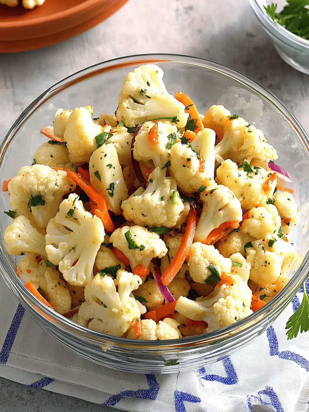 Marinated Cauliflower Salad