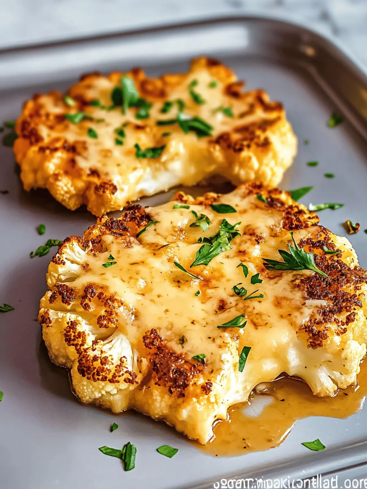 Cheesy Cauliflower Steak