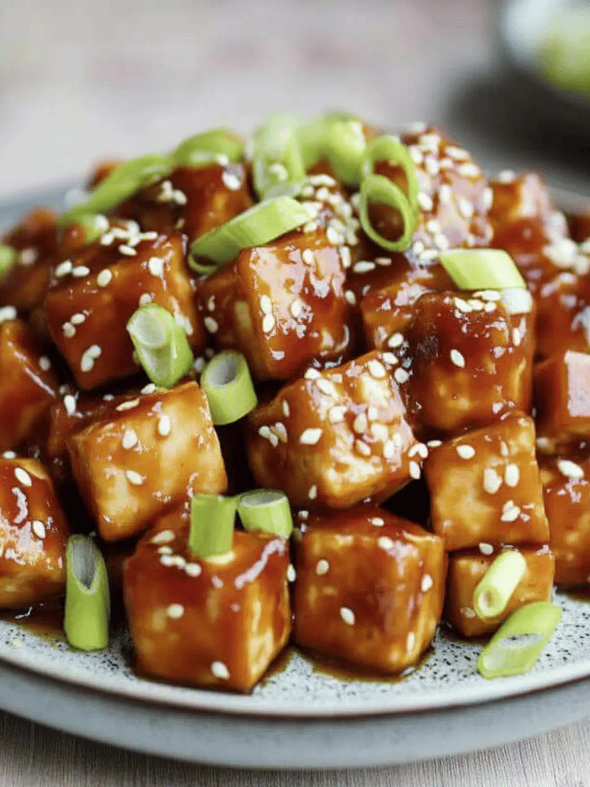 Sticky Chilli and Garlic Tofu