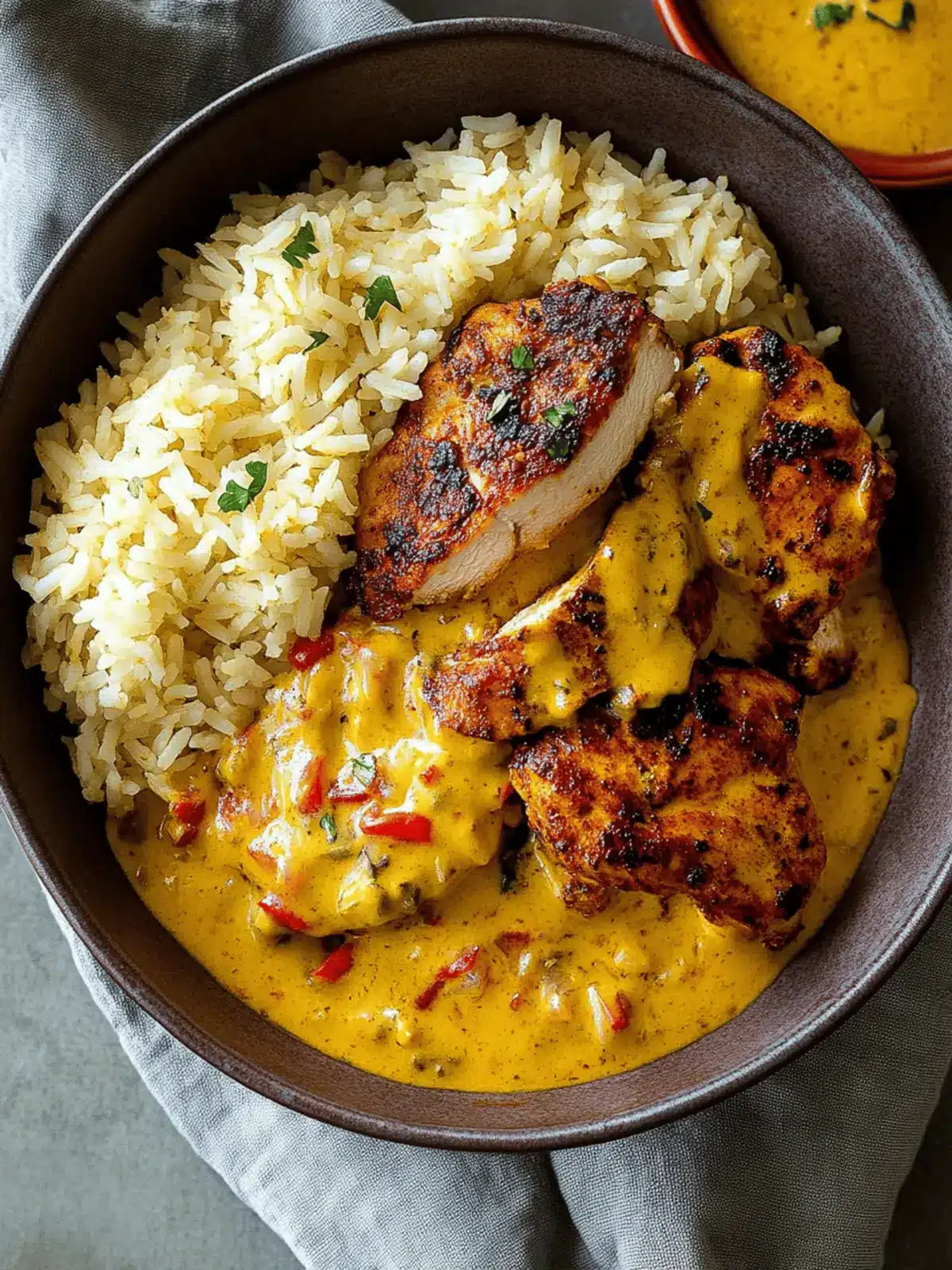 Creamy Peri Peri Chicken with Rice
