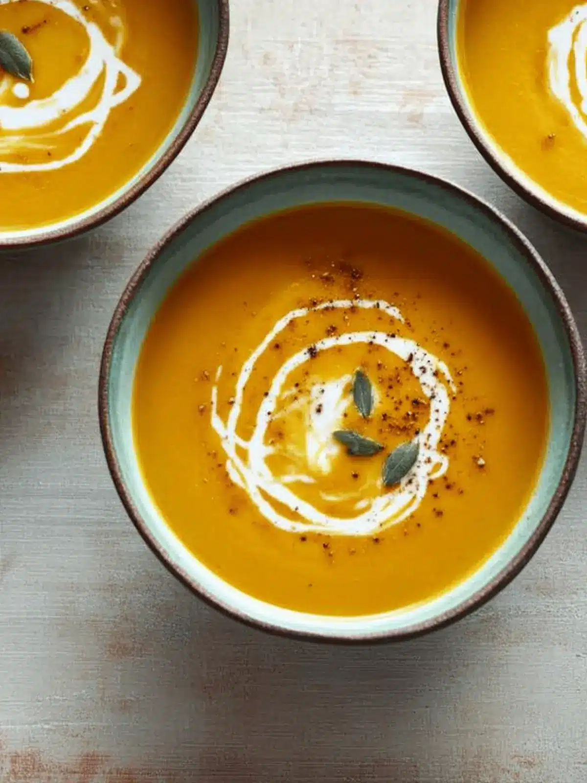 Creamy Pumpkin Soup with Rosemary That Embraces Fall Flavors 4 Pumpkin Soup
