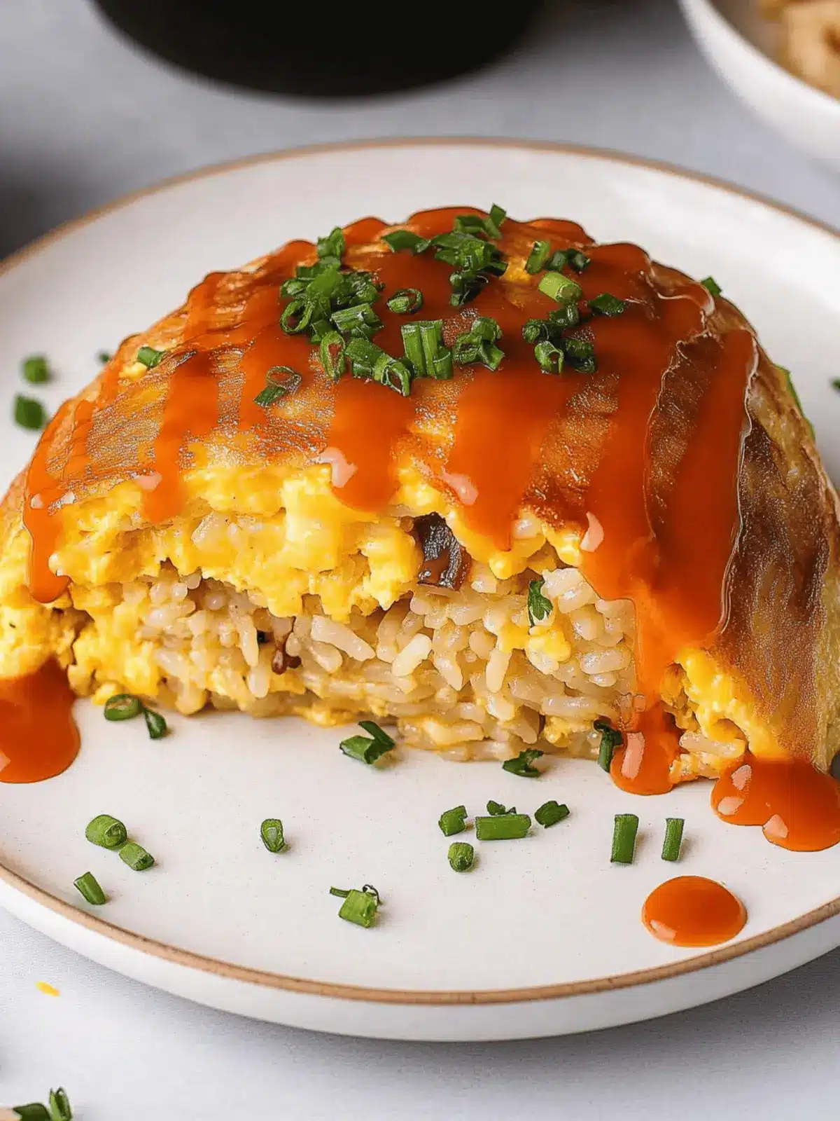 Omurice (Japanese Rice Omelet)