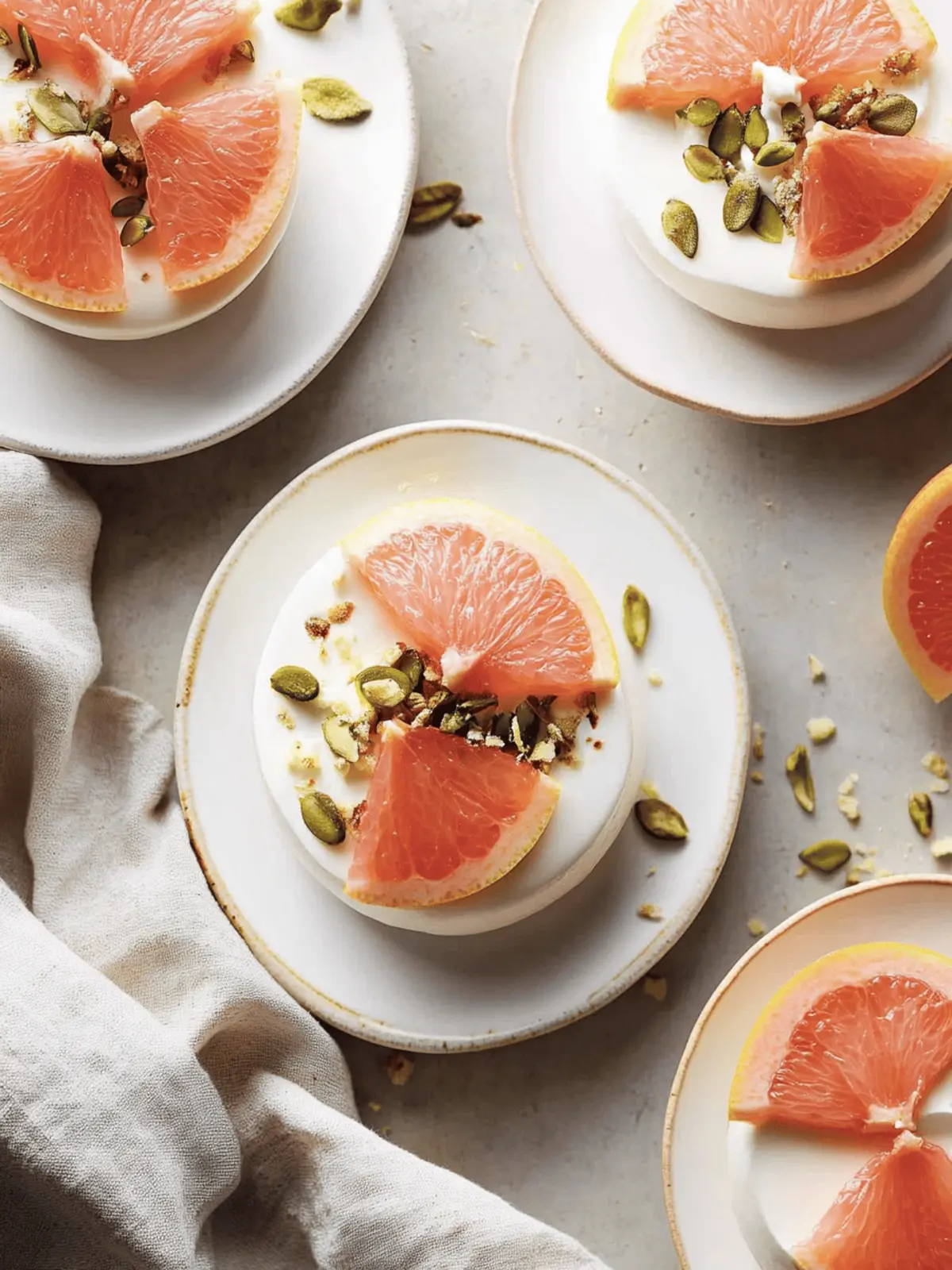 Grapefruit Panna Cotta