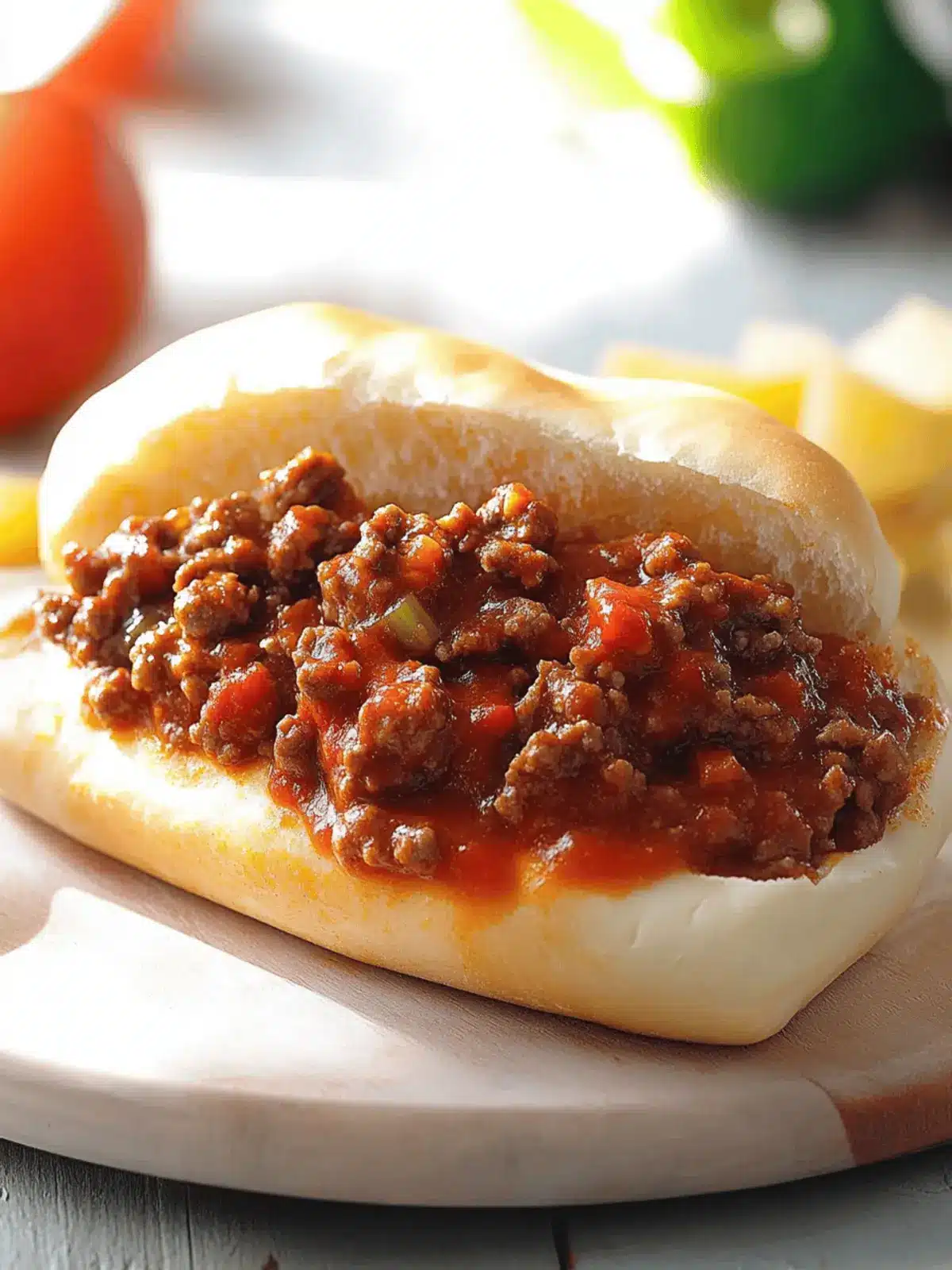 Italian Sausage Sloppy Joes