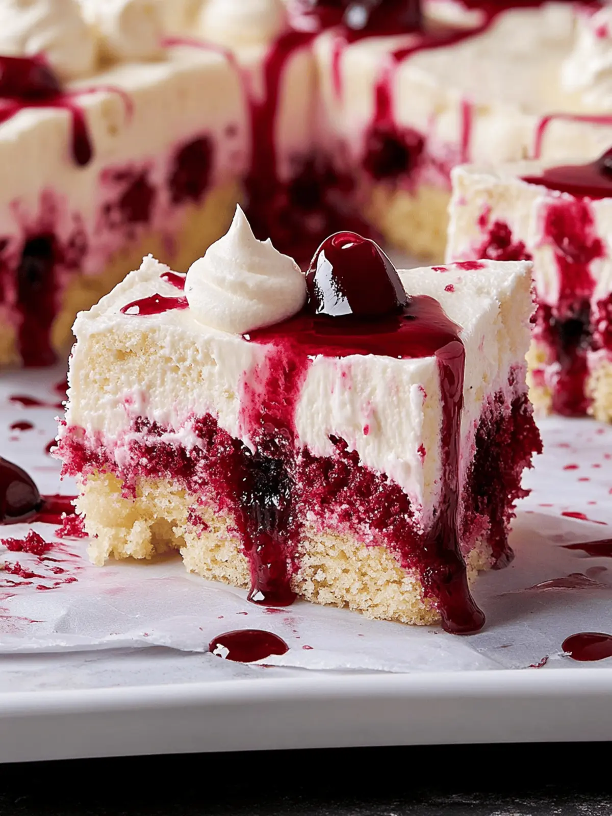 Vampire Poke Cake