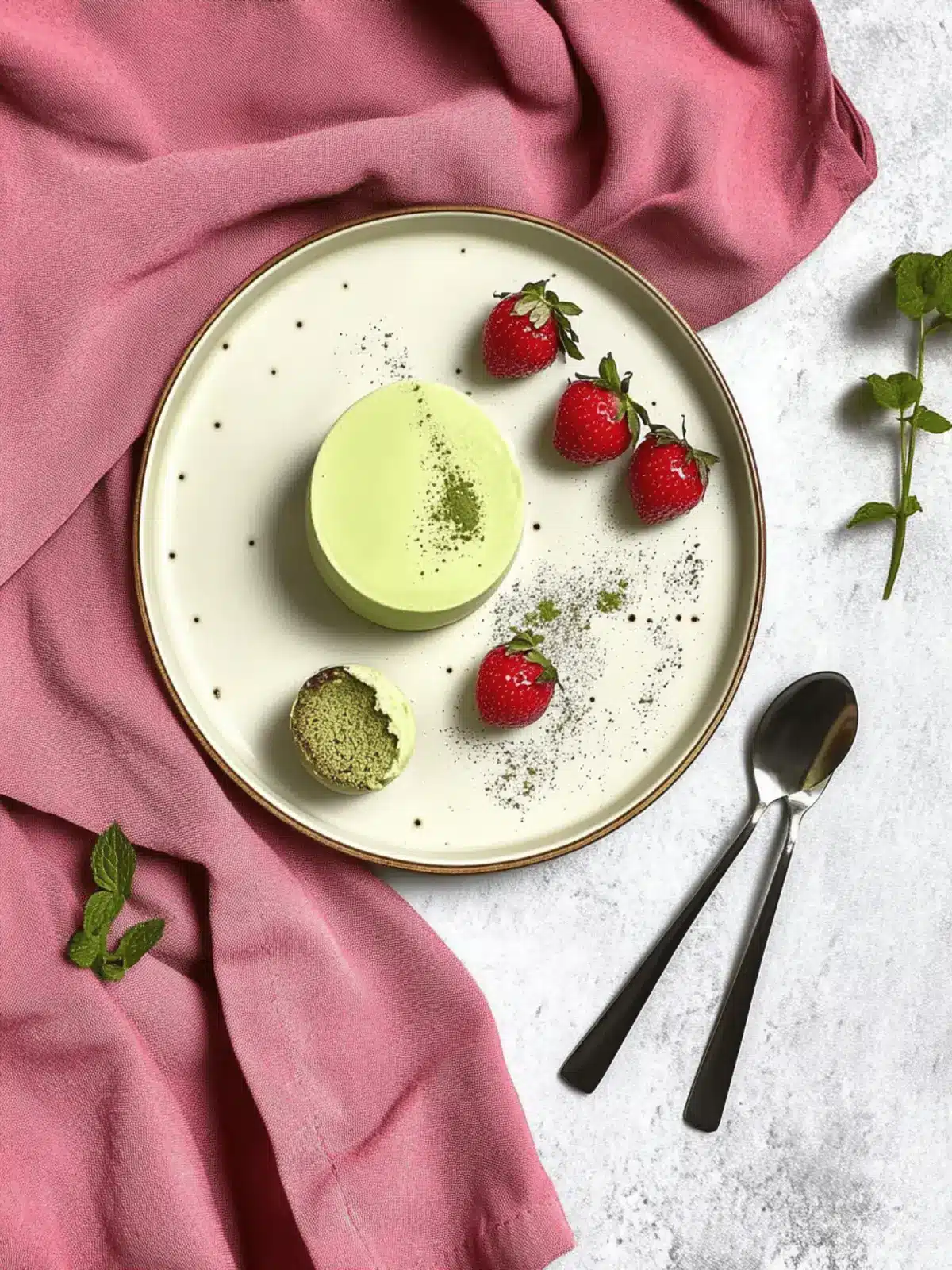 Matcha Panna Cotta