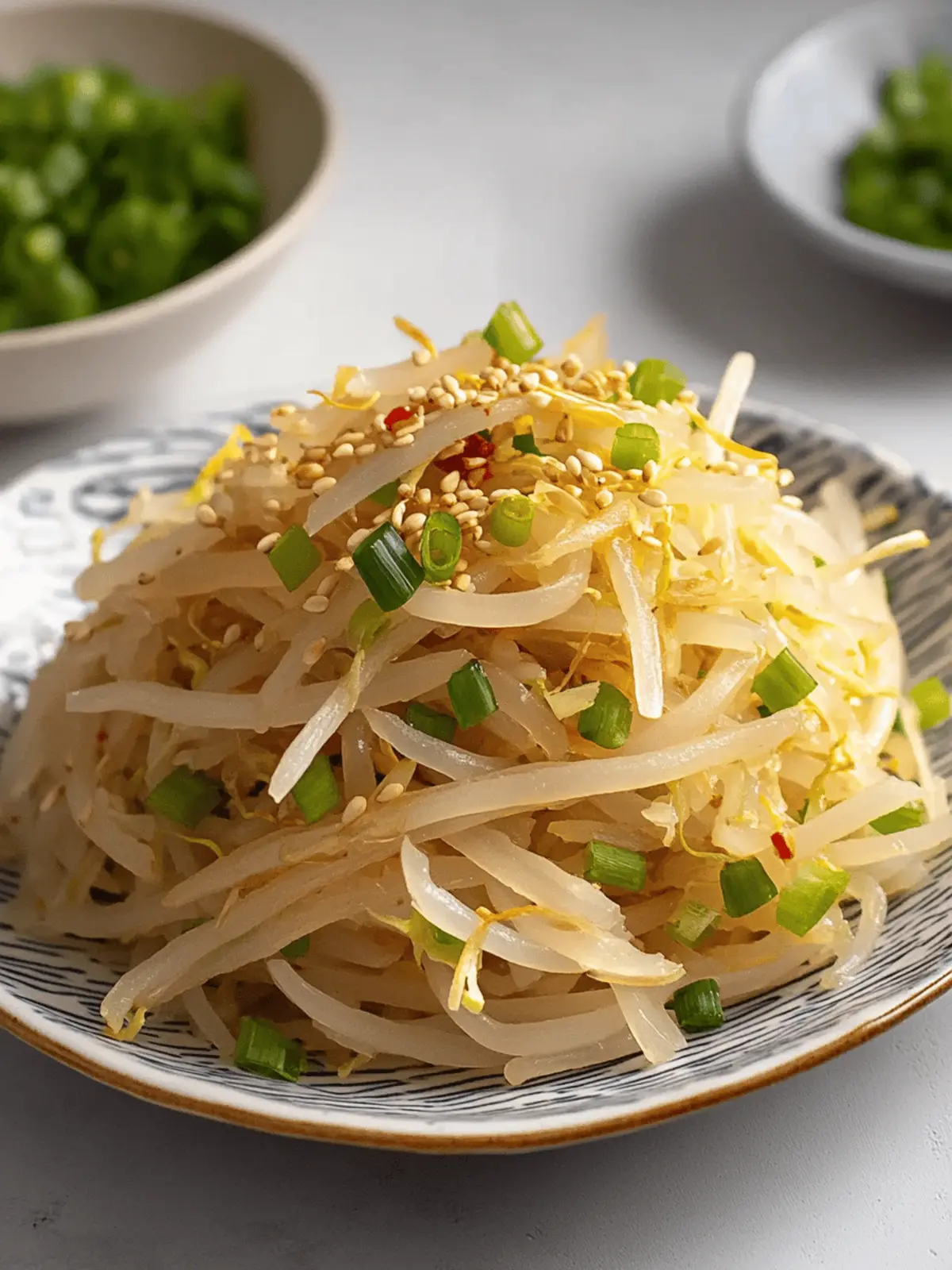 Korean Bean Sprout Salad