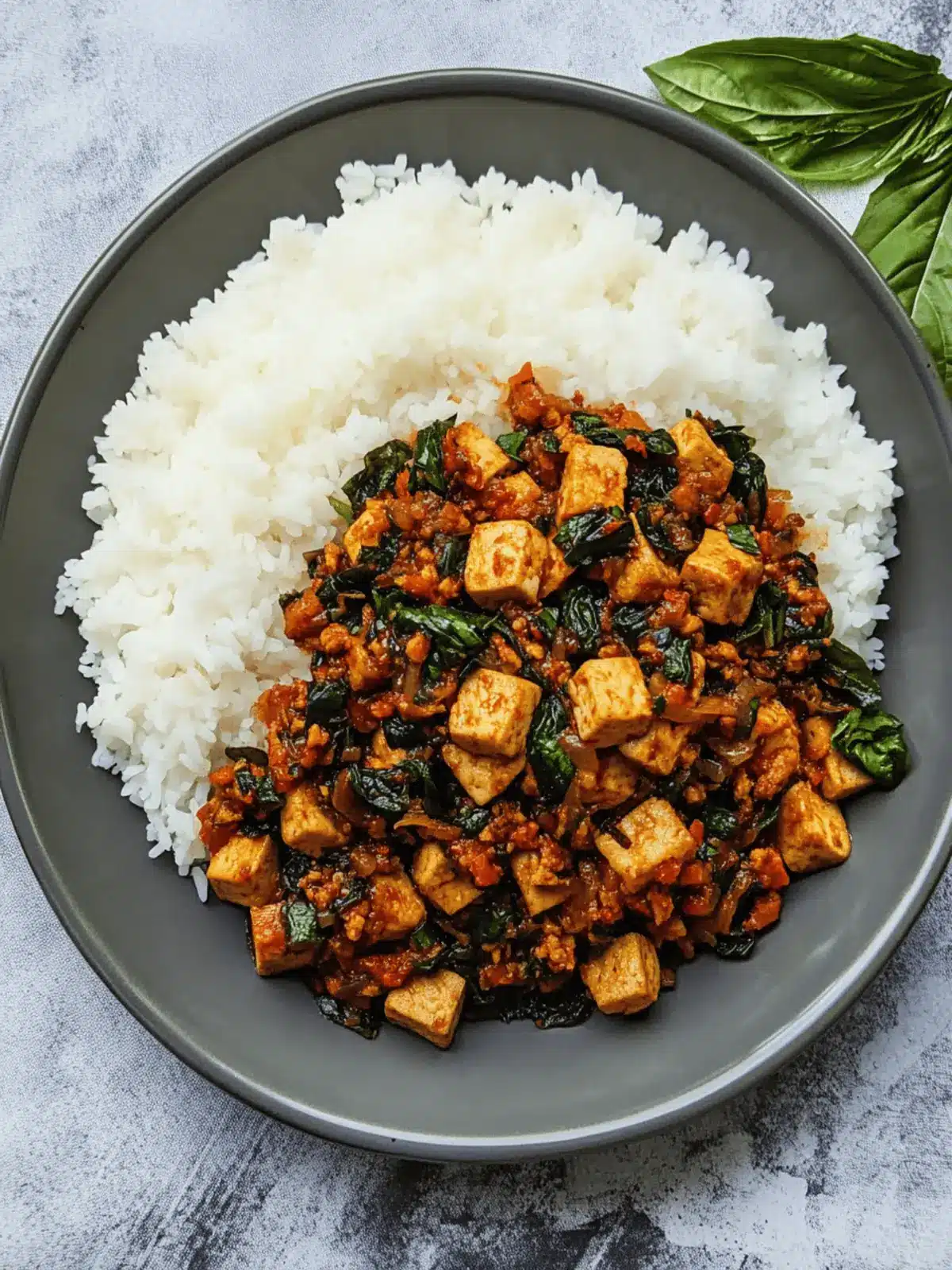 Thai Basil Tofu (Tofu Pad Krapow)