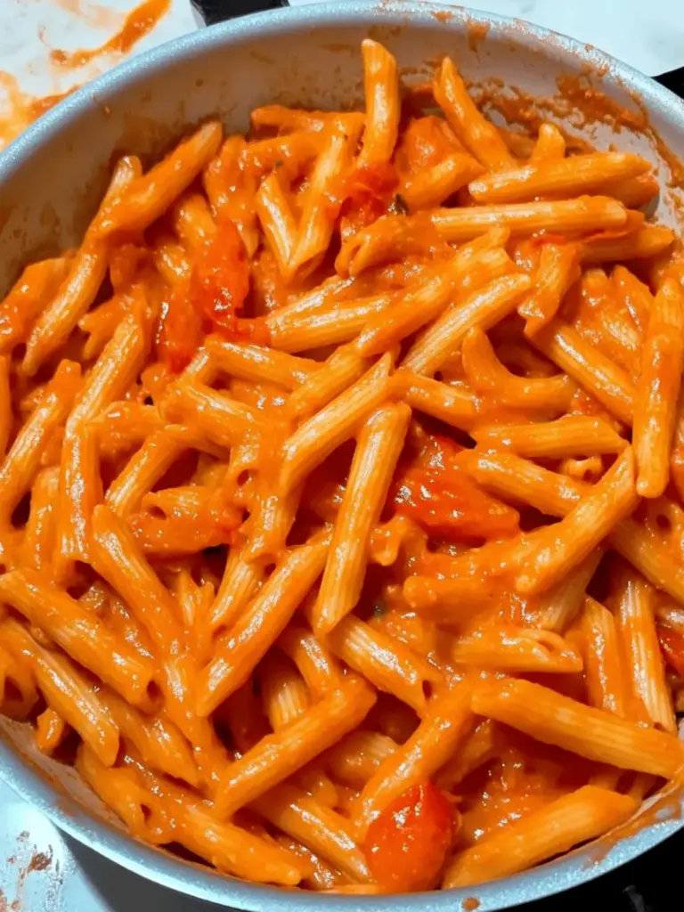 Toasted One-Pot Creamy Tomato Garlic Pasta