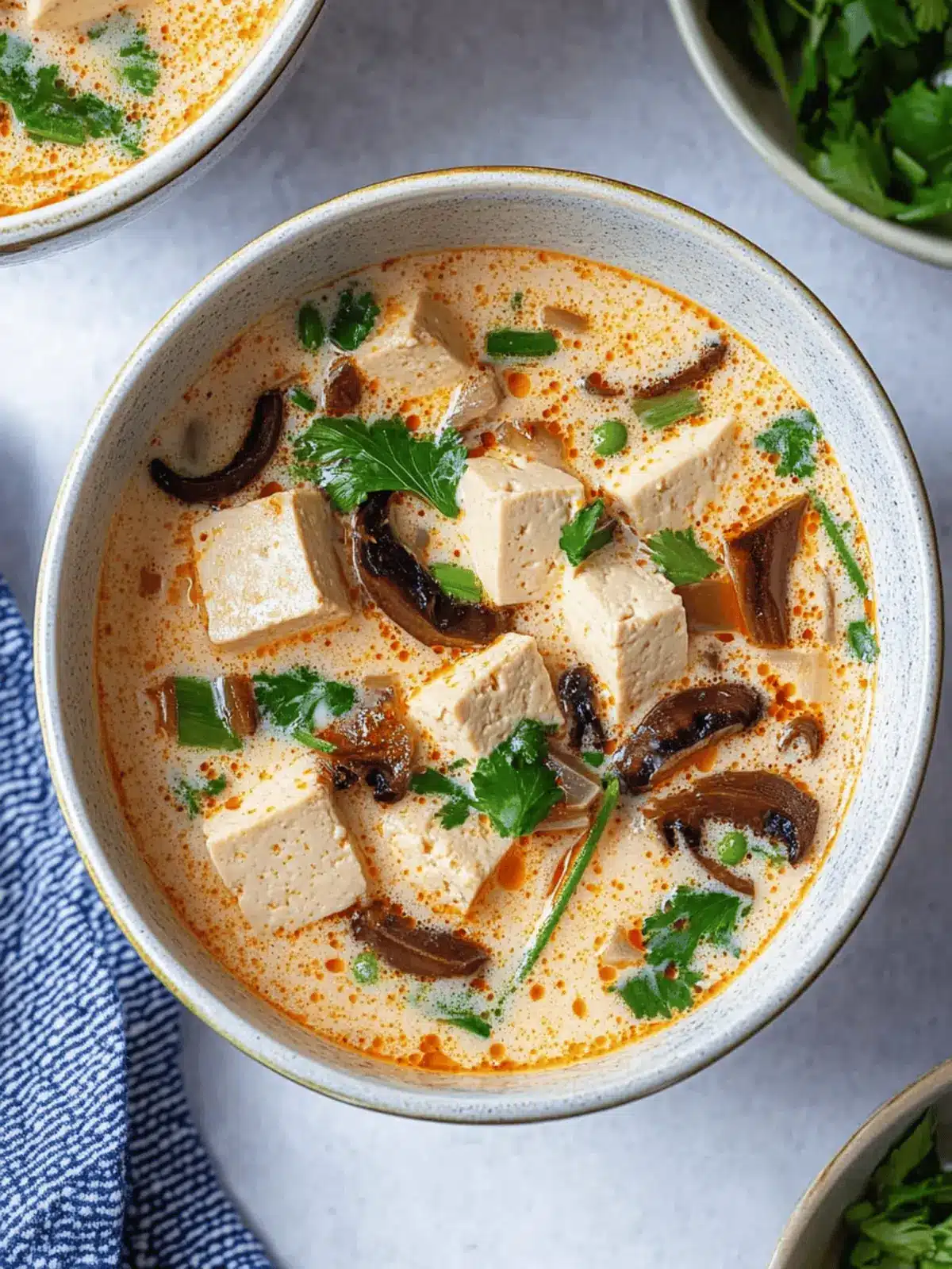 Creamy Coconut Tofu Soup
