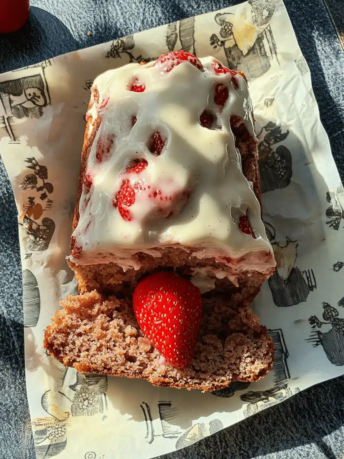 Vegan Strawberry Loaf
