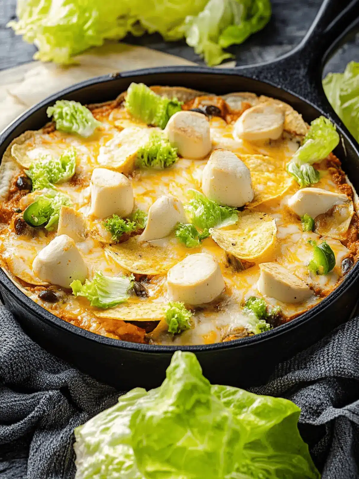 Graveyard Chicken Enchilada Dip