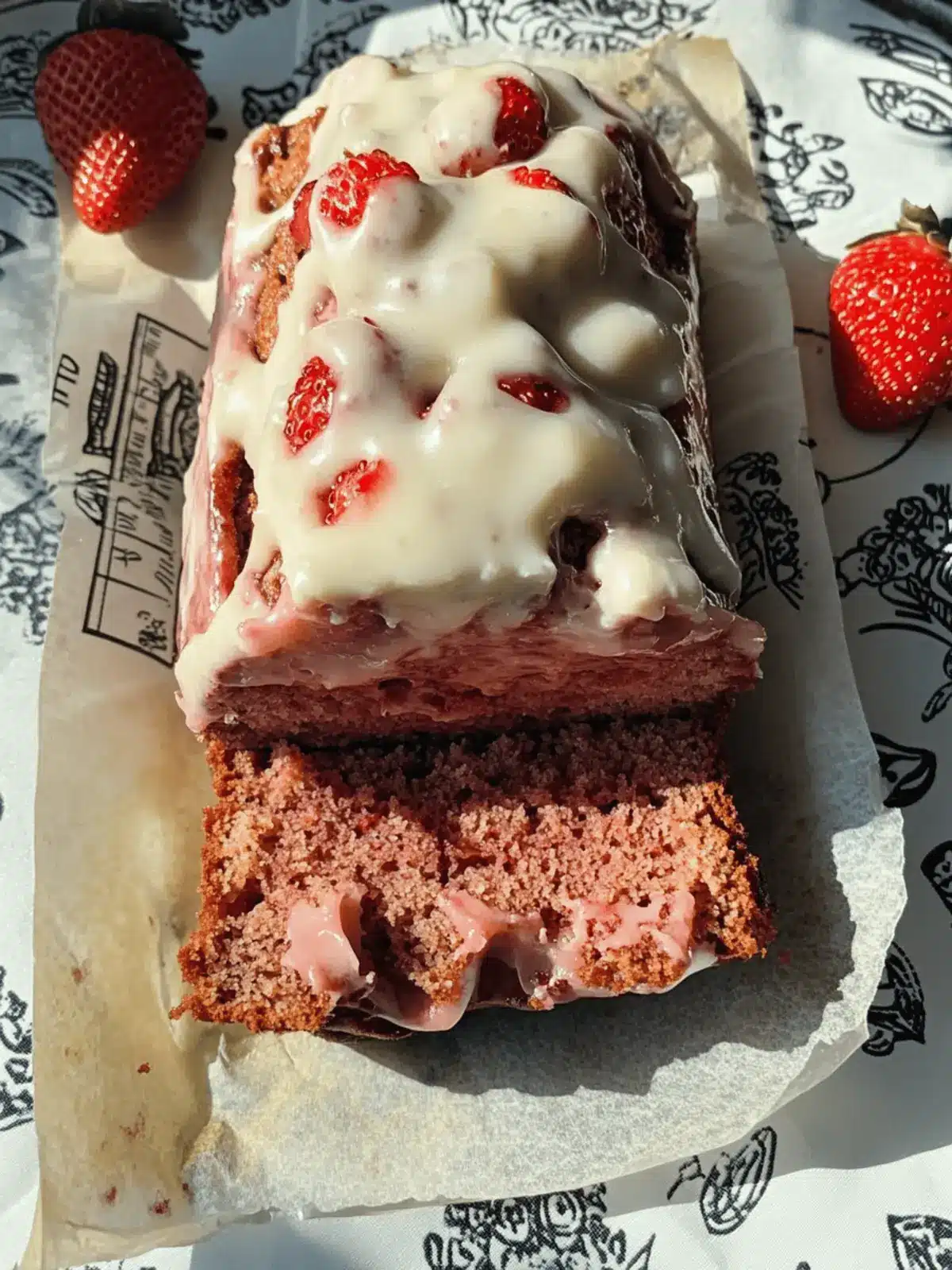 Vegan Strawberry Loaf