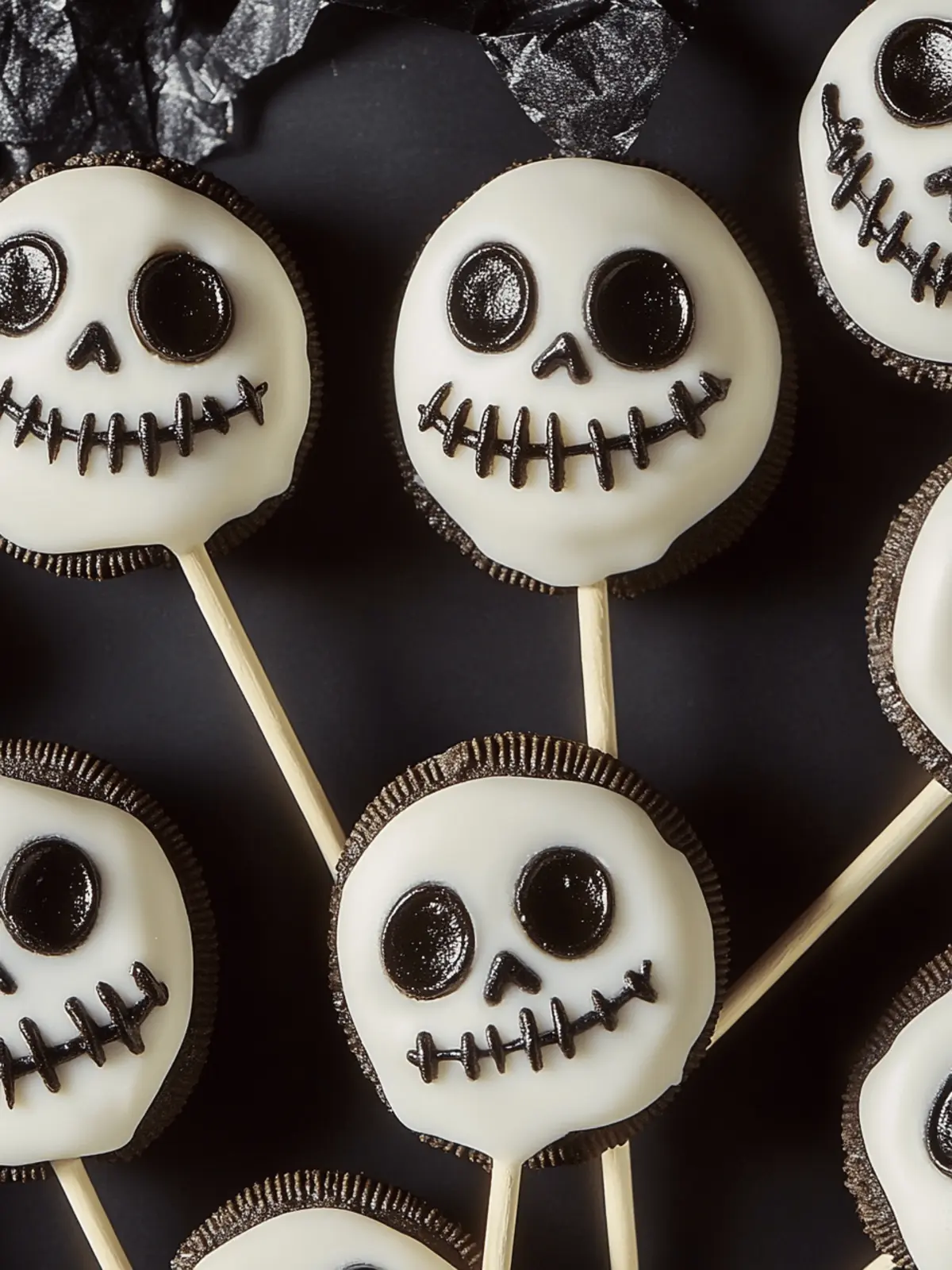 Deliciously Spooky Jack Skellington Oreo Pops for Halloween Fun 4 Jack Skellington Oreo Pops