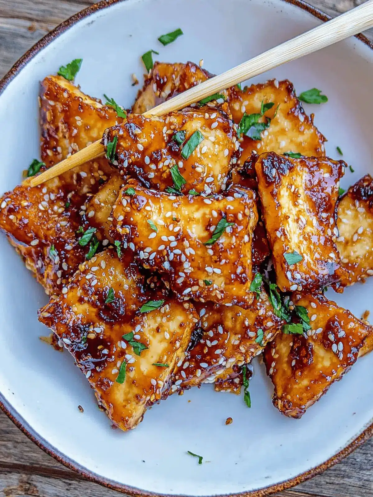 Crispy Sticky Tofu