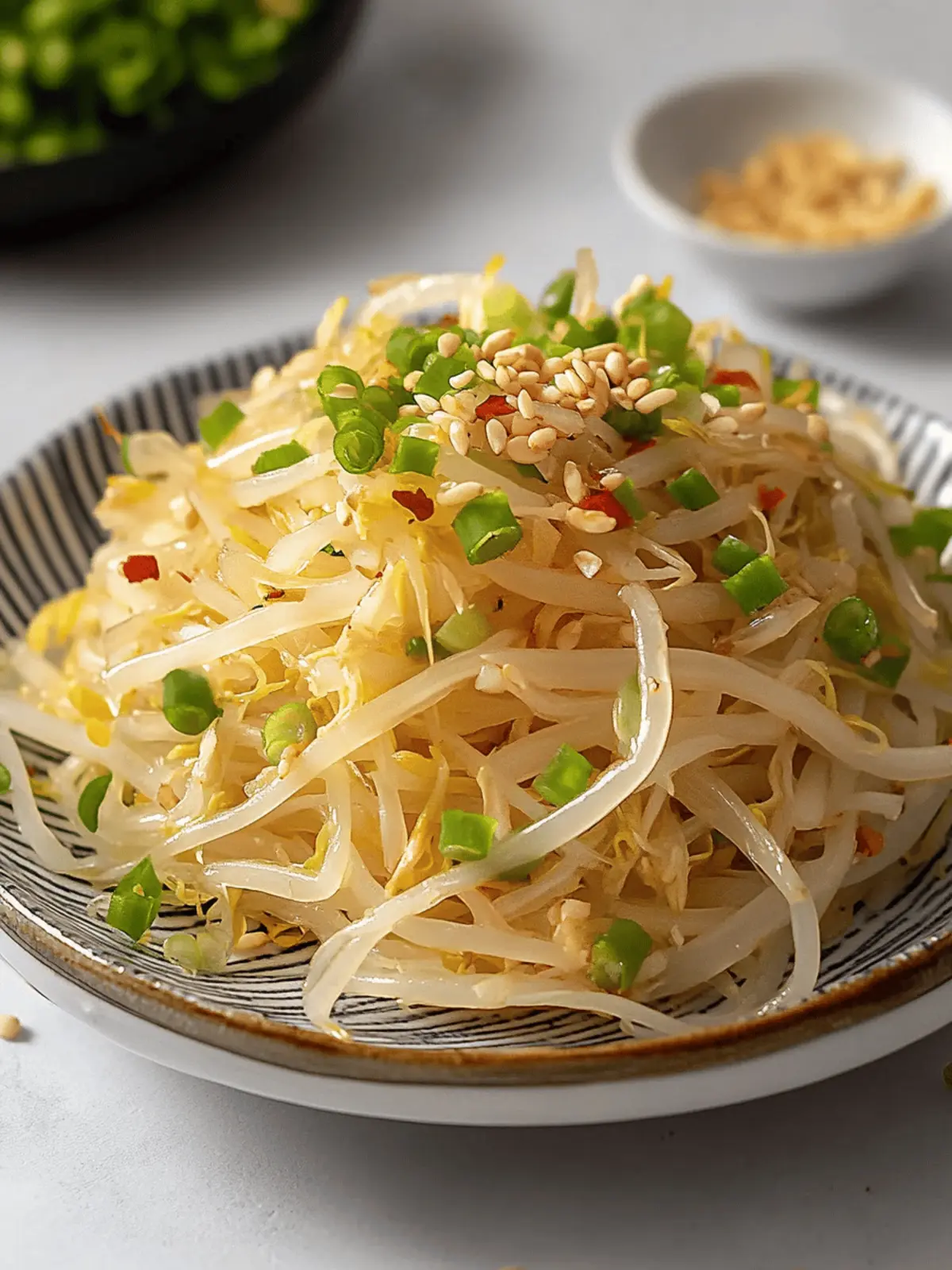 Korean Bean Sprout Salad
