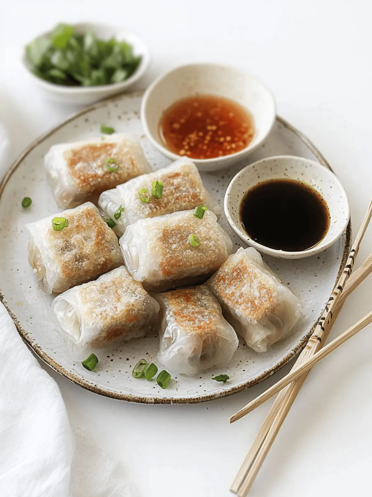 Crispy Rice Paper Dumplings