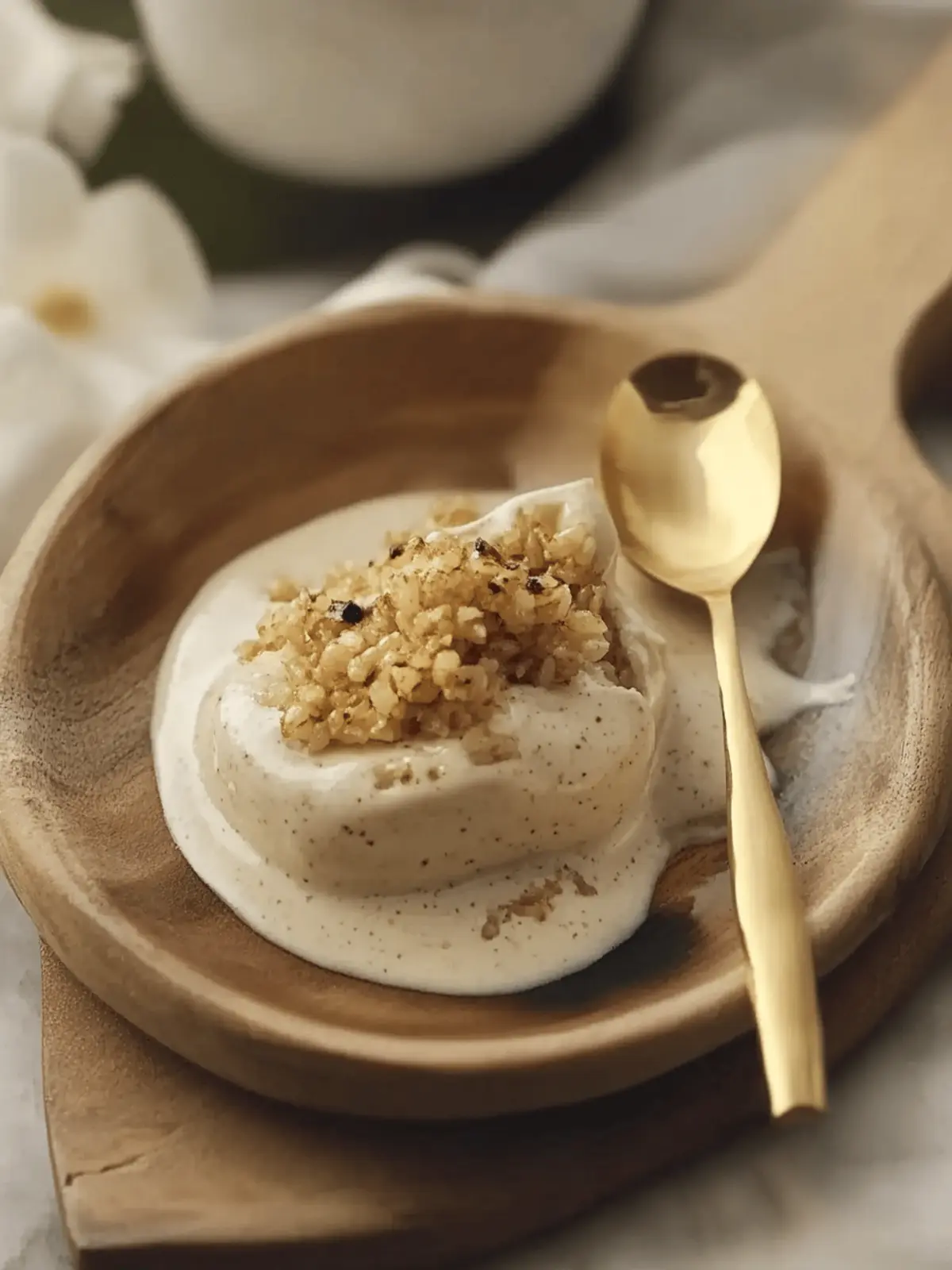 Double Jasmine & Burnt Honey Rice-Cream