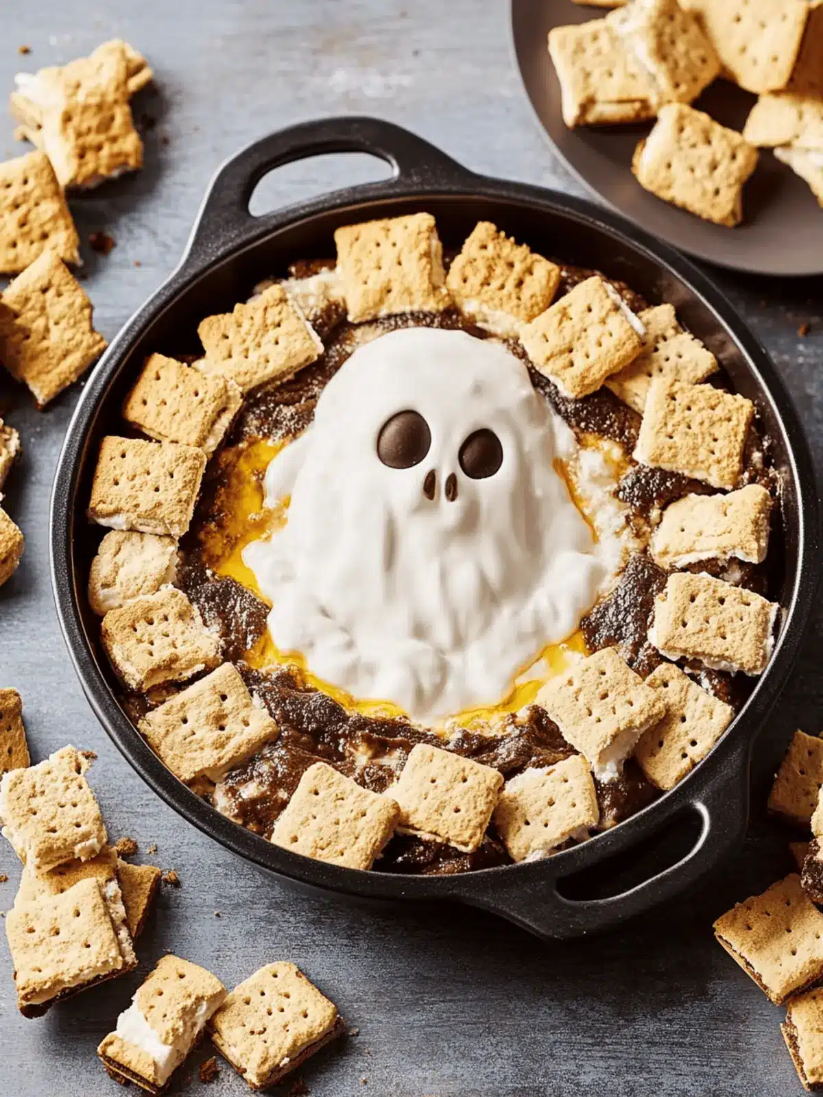 Delicious Ghost S'mores Dip Ready in Just 15 Minutes 5 Ghost S'mores Dip