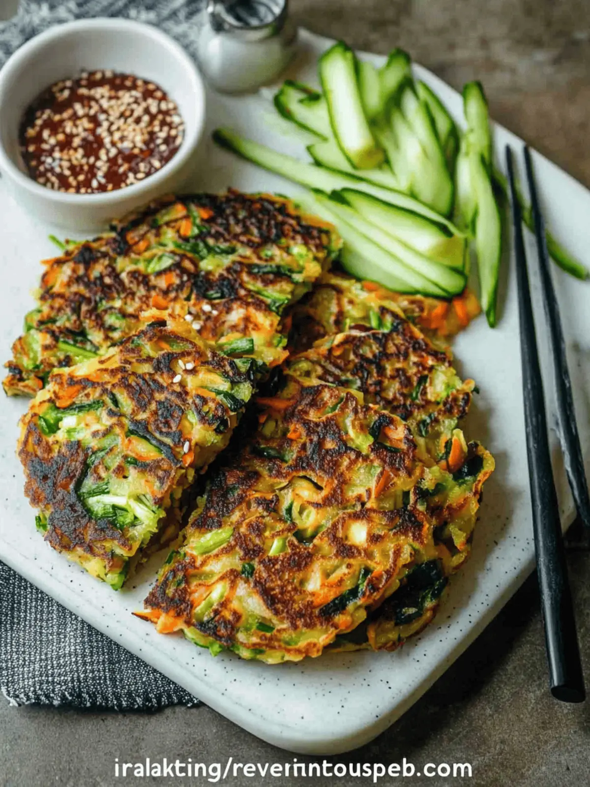Crispy Vegan Yachaejeon: Irresistible Korean Vegetable Pancakes 5 Vegan Yachaejeon (Korean Vegetable Pancakes)