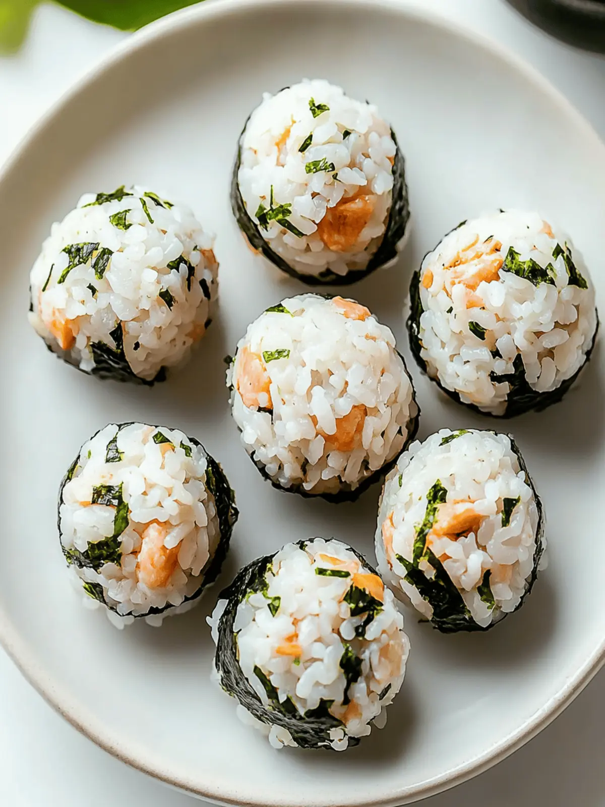 Easy Tuna Rice Balls