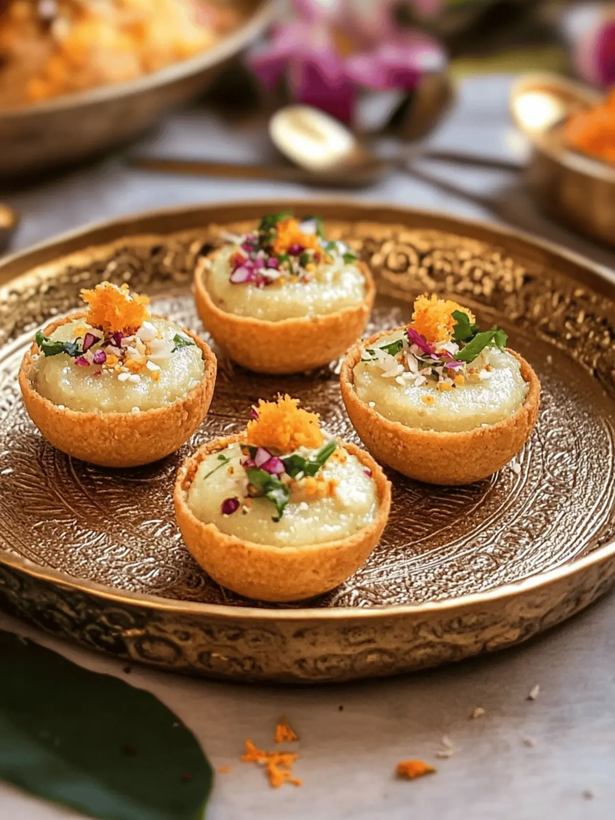 Sitaphal Phirni In Motichoor Cups