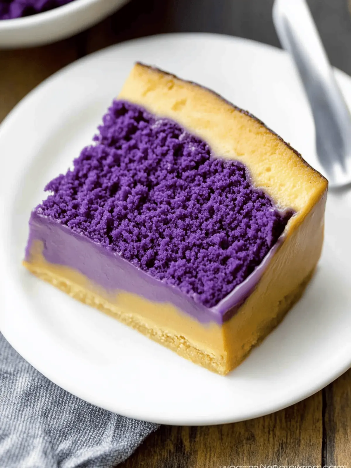 Ube Cake Flan