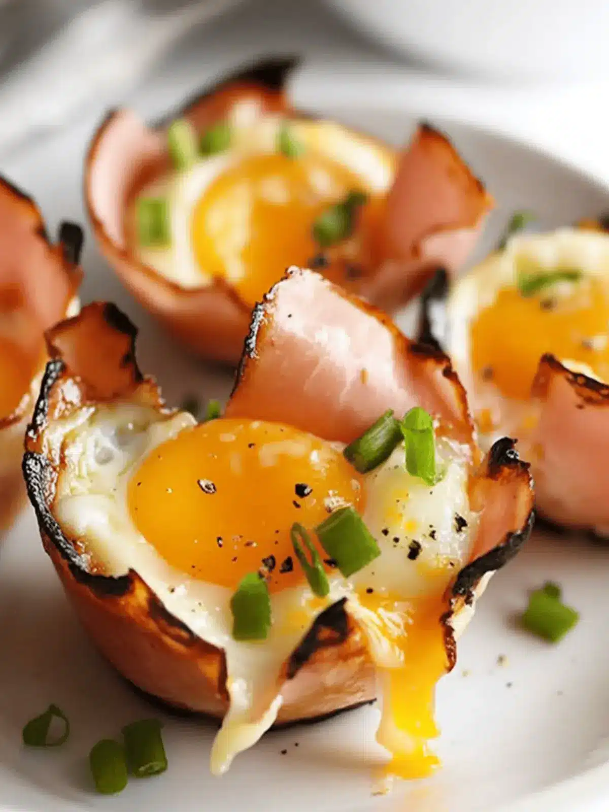 Savory Ham and Cheese Egg Cups for a Quick Breakfast Delight 4 Ham and Cheese Egg Cups