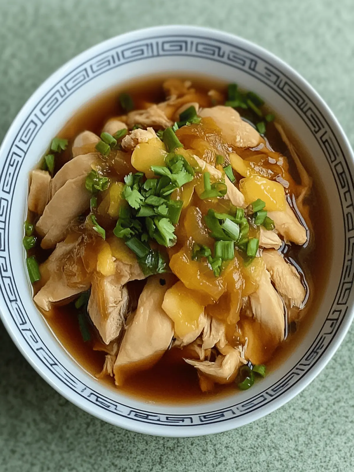 Ginger Steamed Chicken