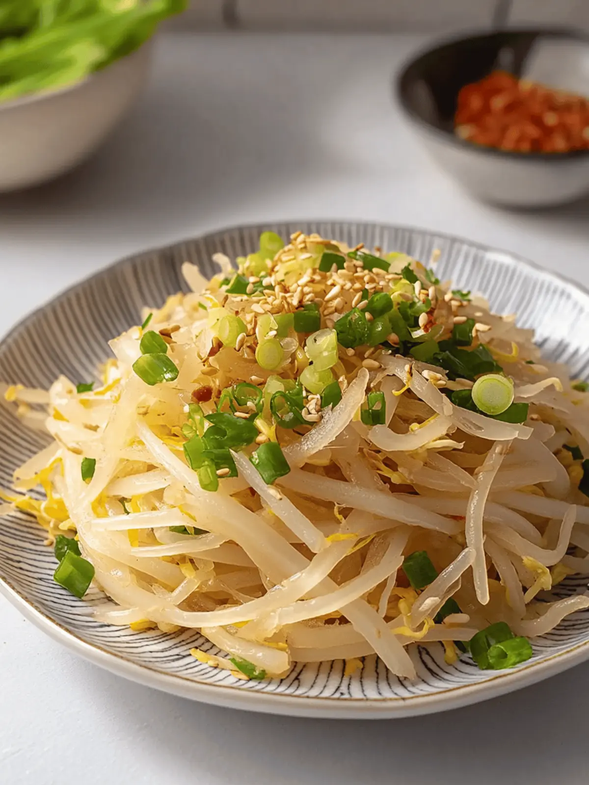 Korean Bean Sprout Salad