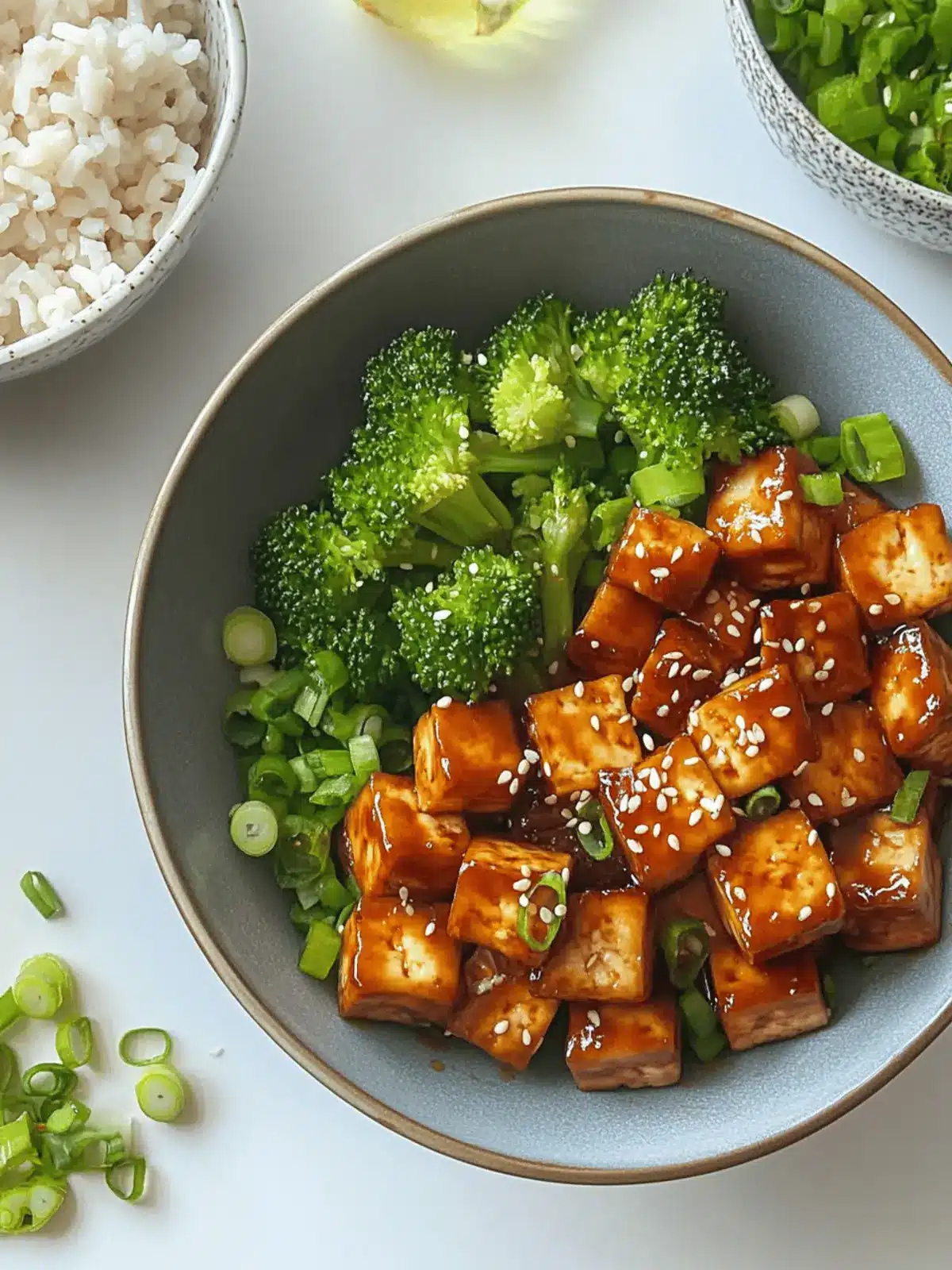 Sticky Tofu Bowl