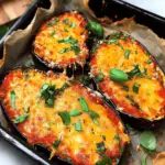 Vegan Stuffed Eggplant Parmesan