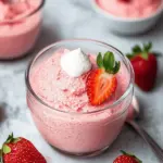 Strawberry Aquafaba Mousse